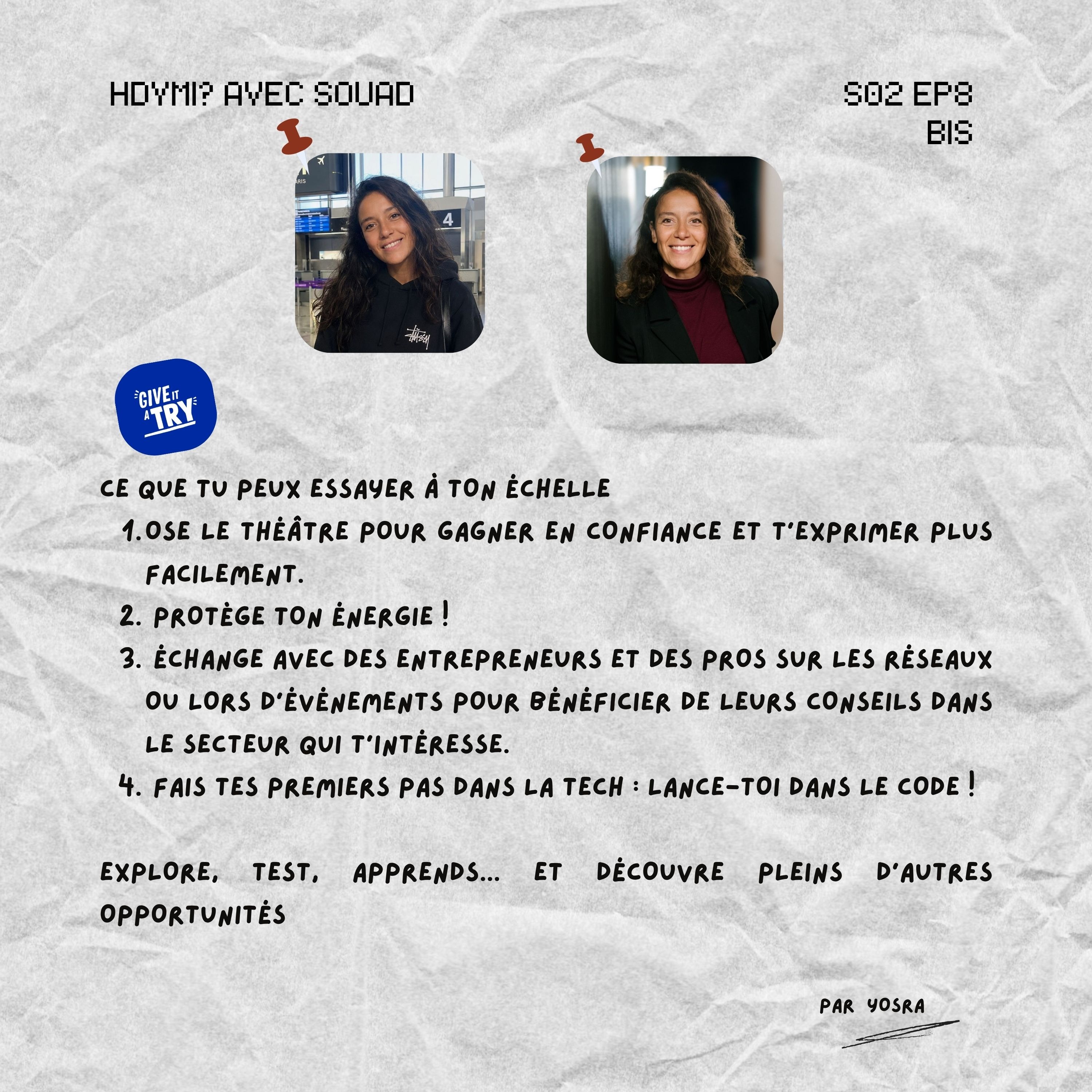Explore, test, apprends..., retour sur l'épisode avec Souad episode artwork