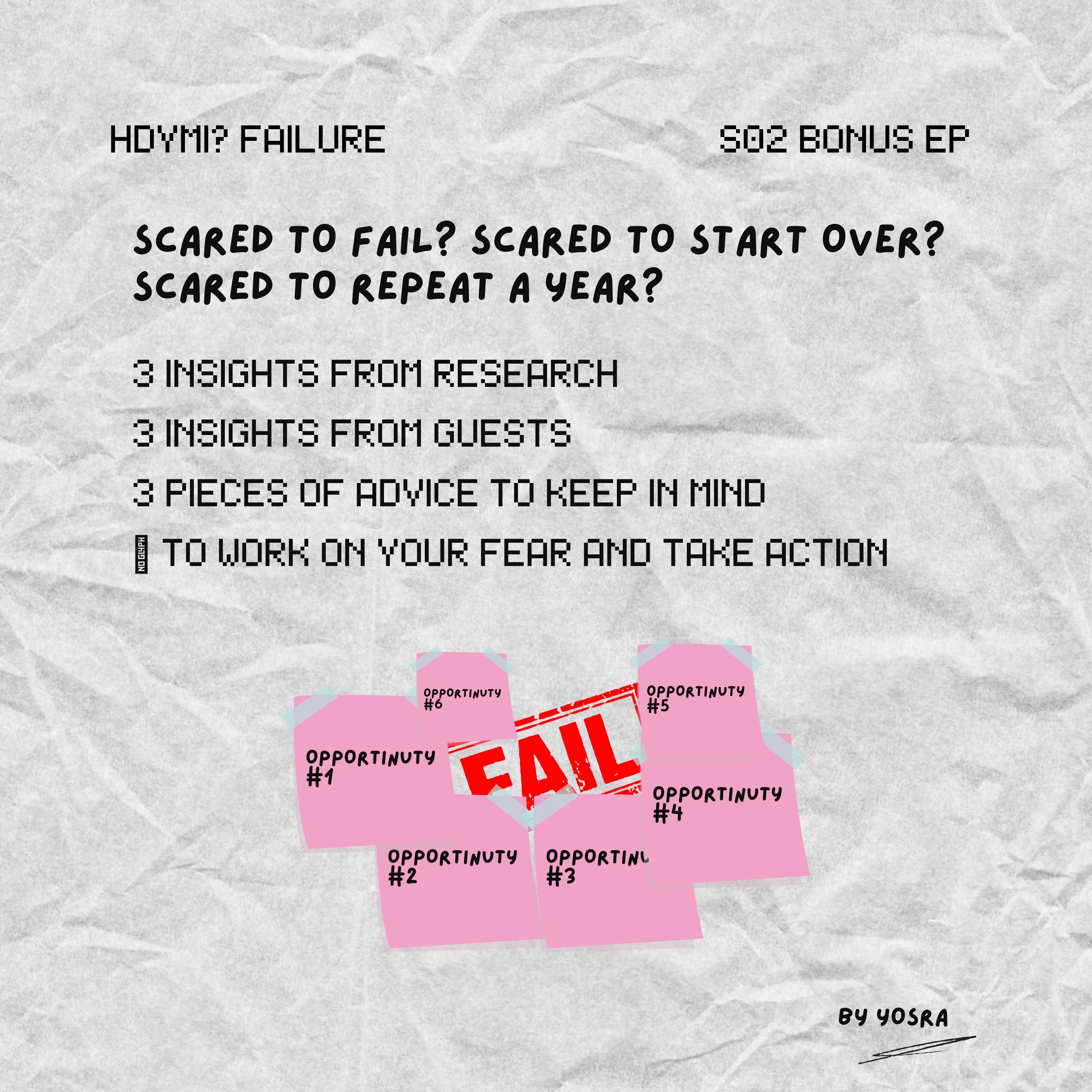 Changing the narrative - failure as an opportunity to grow, to learn and to identify what you want episode artwork