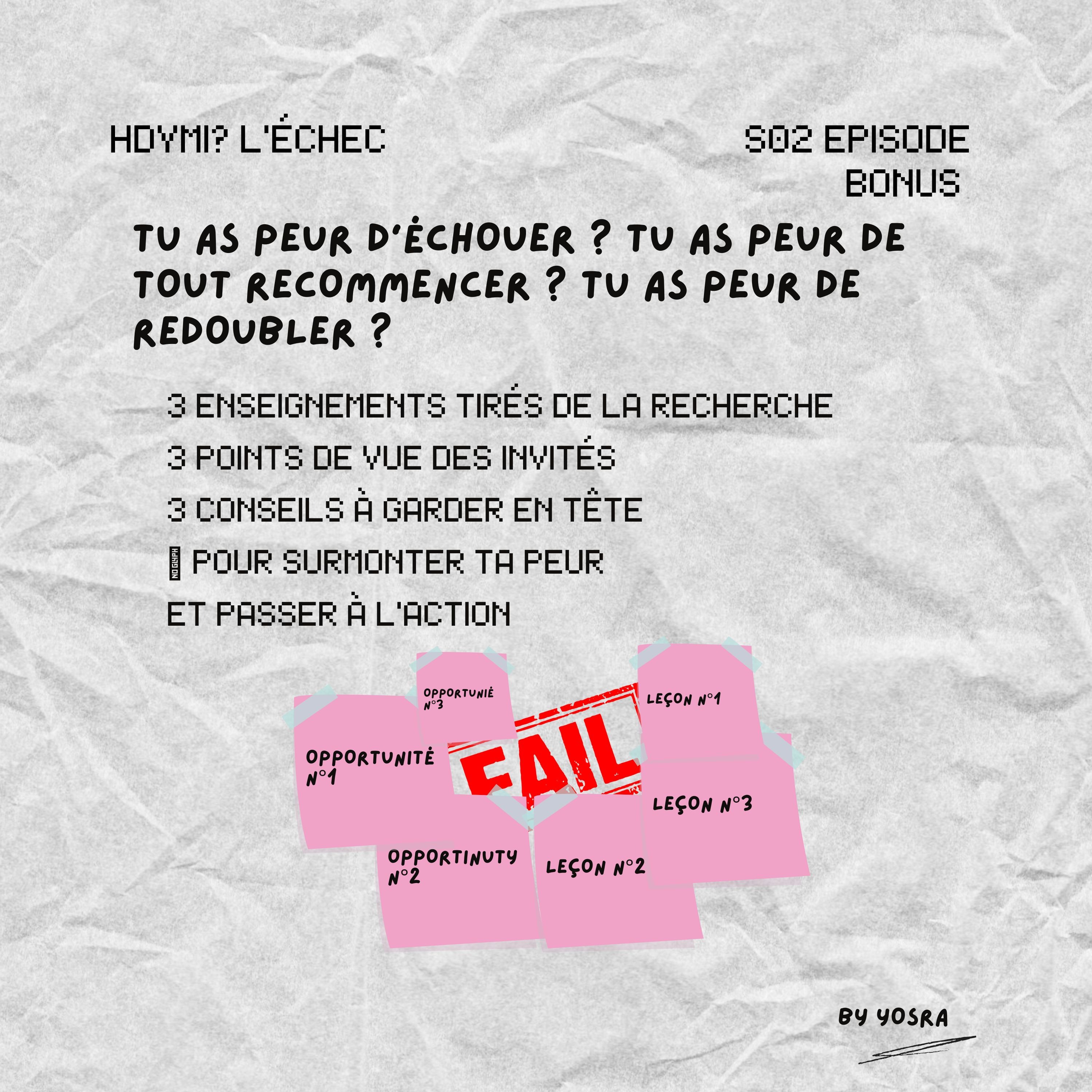 Changer de perspective : l'échec comme opportunité de grandir, d'apprendre et de déterminer ce que tu veux episode artwork