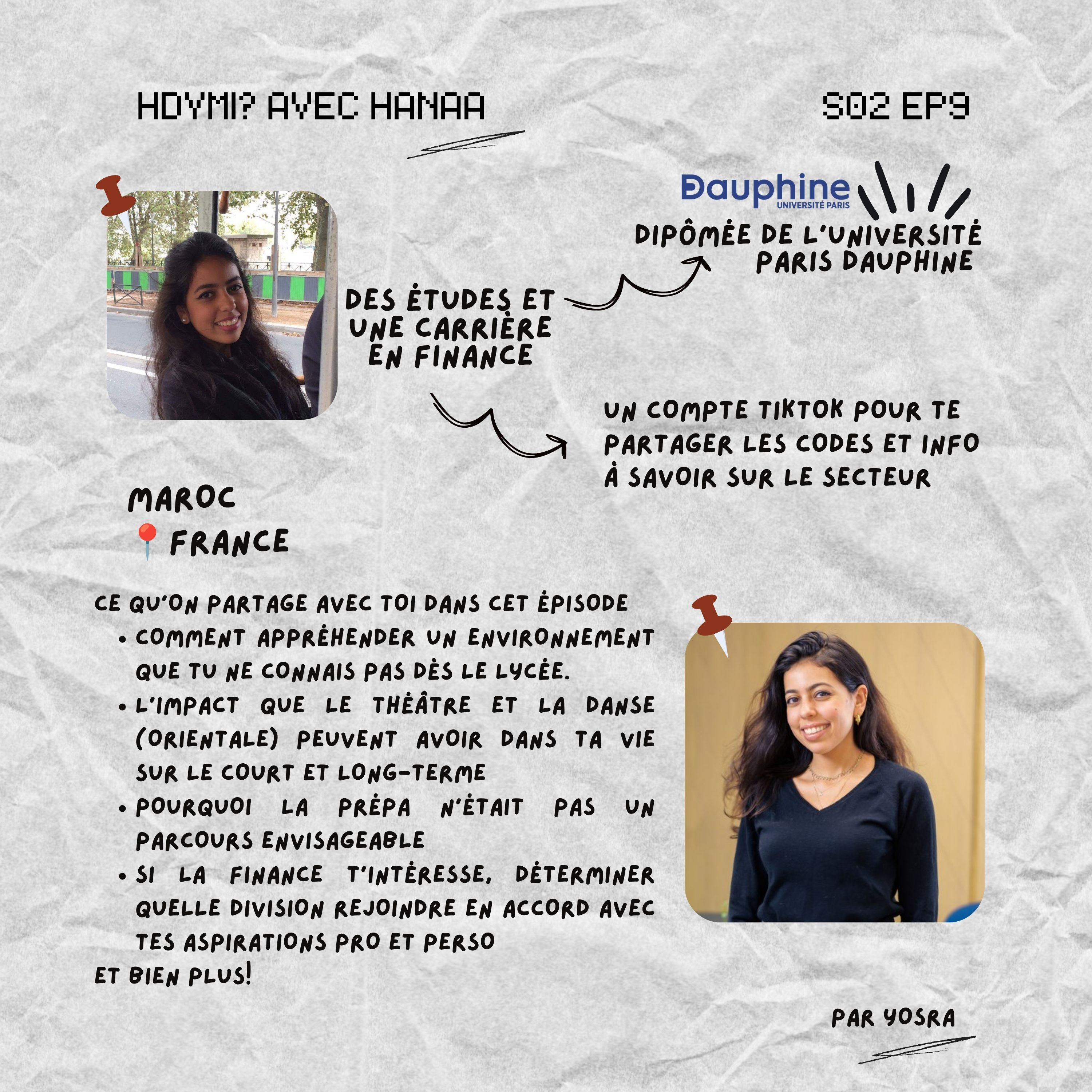 Avancer avec ses valeurs, sa curiosité et ses aspirations avec Hanaa, diplômée Paris Dauphine, Crédit Sales episode artwork