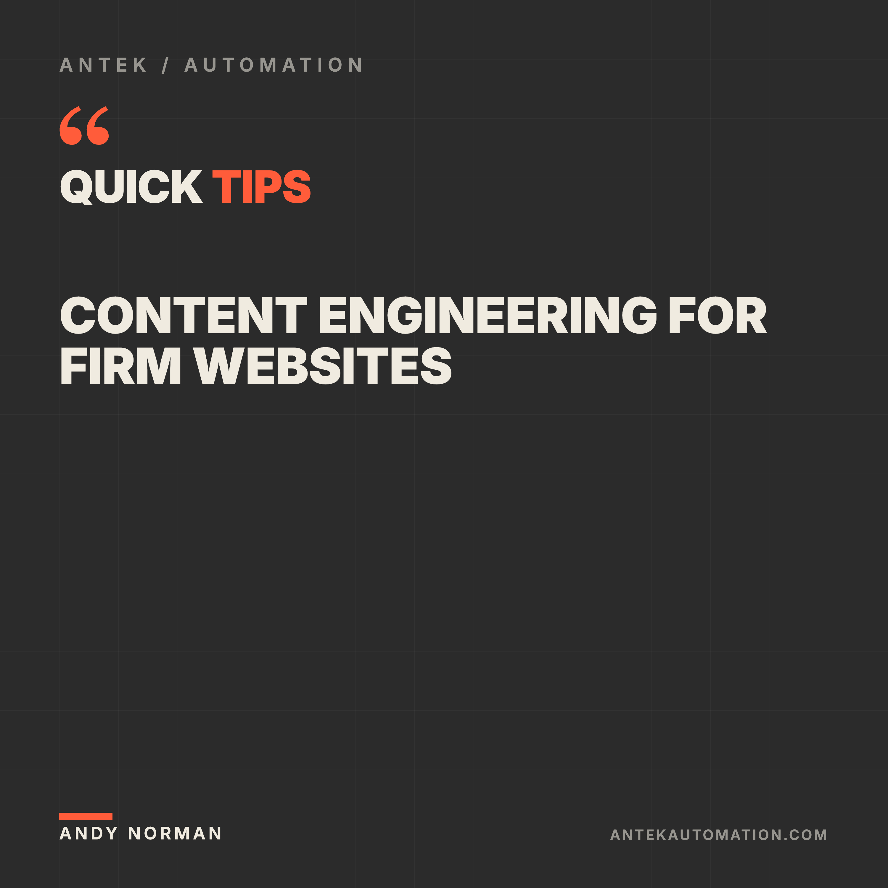 Content Engineering for Firm Websites episode artwork