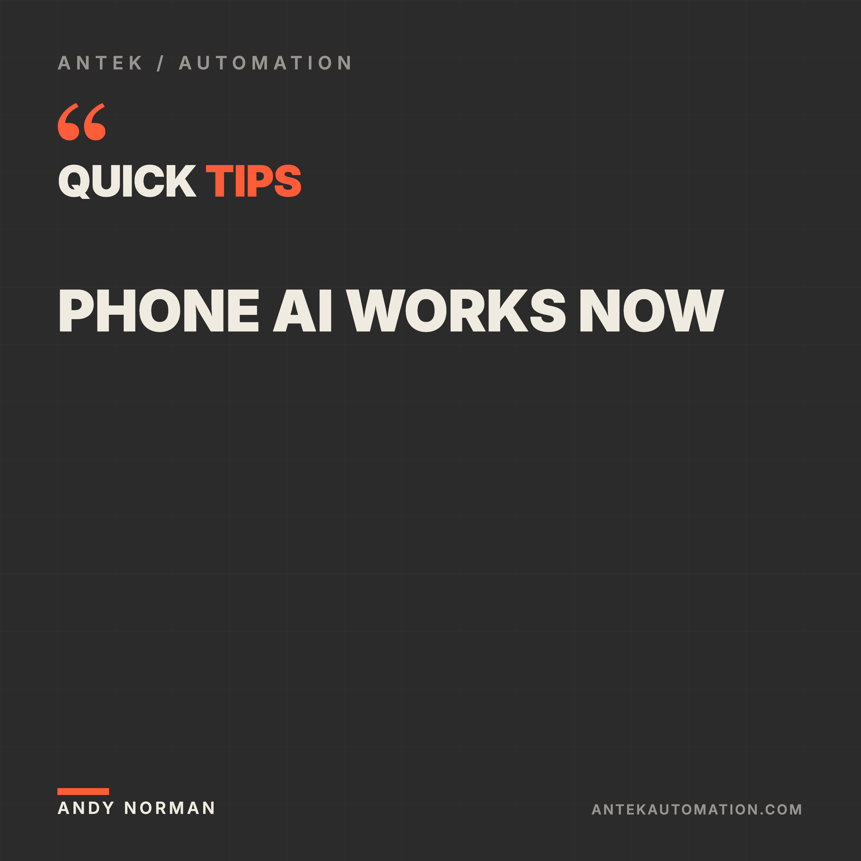 Phone AI Works Now episode artwork