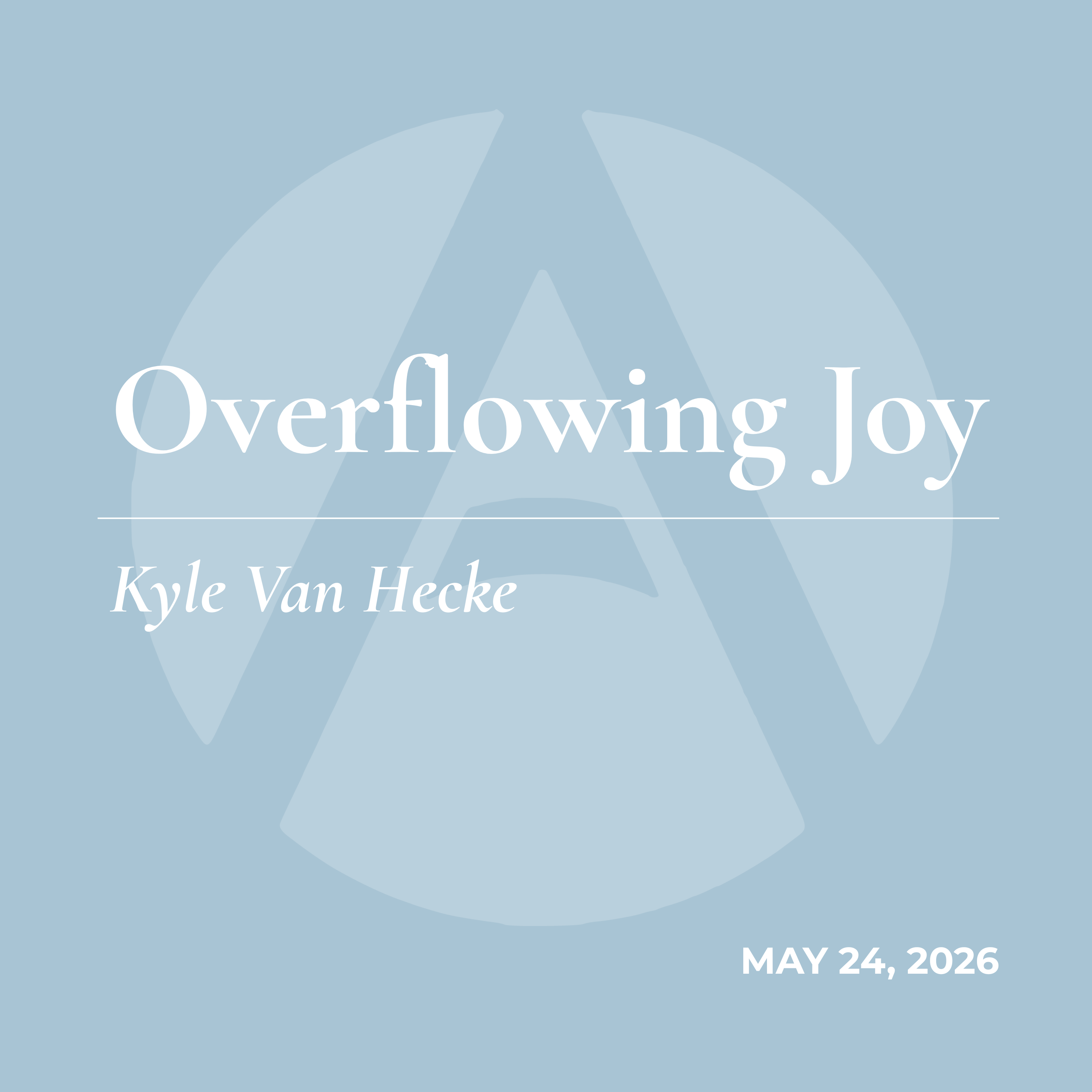 Overflowing Joy | May 24, 2026 episode artwork