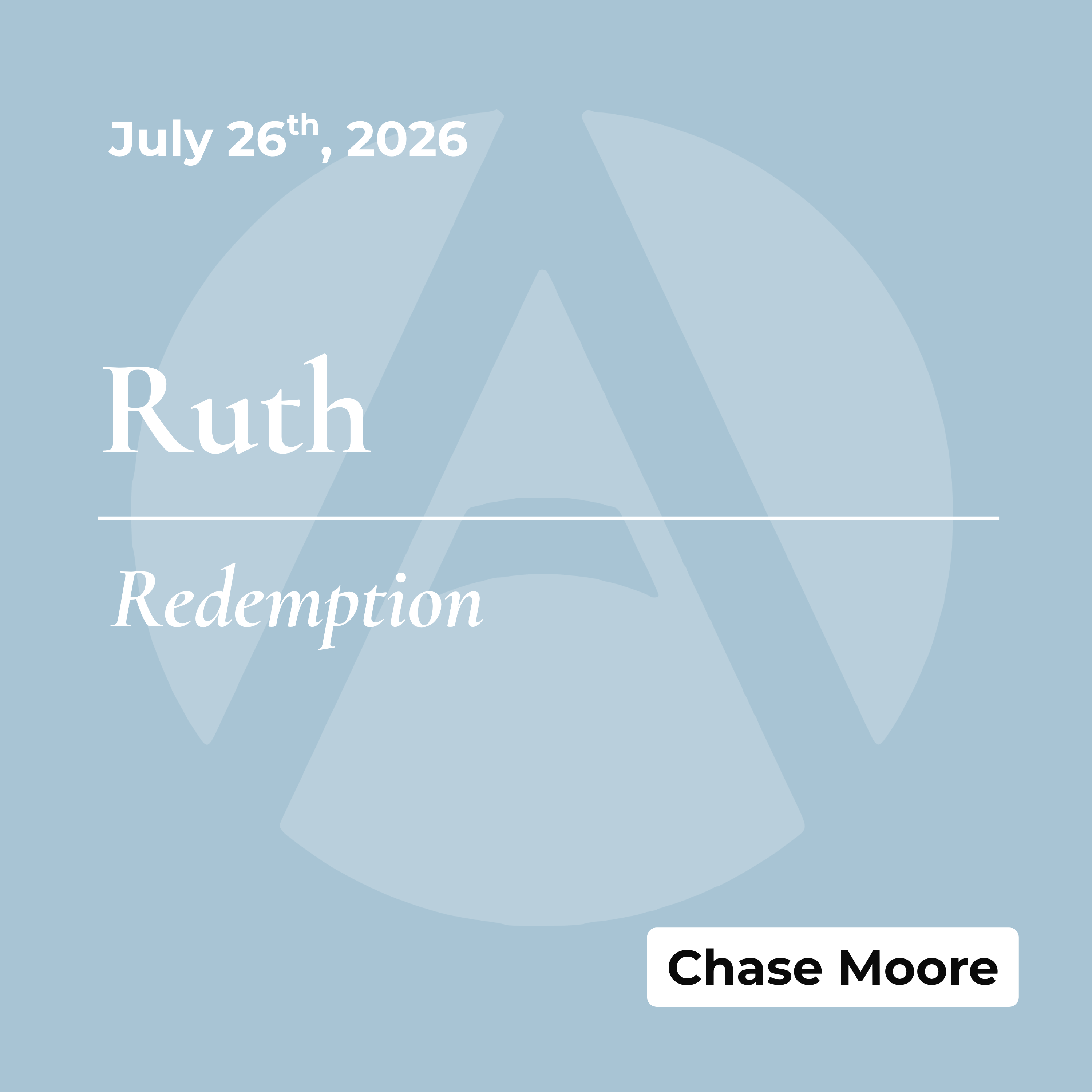 Ruth: Redemption | July 26th, 2026 episode artwork