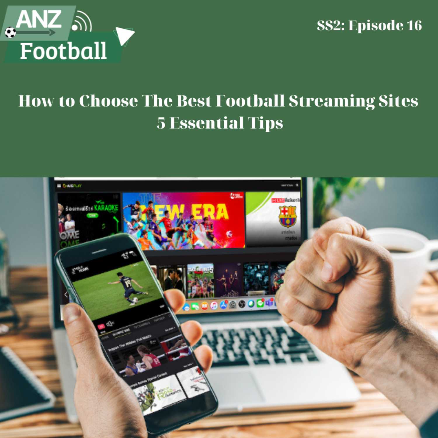 Watch Football Streaming On TV with Anzfootball.com
