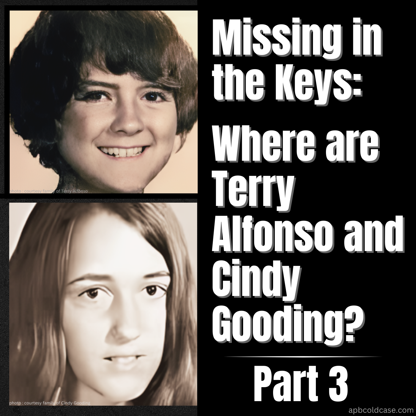 Missing in the Keys: Part 3 - Where are Terry Alfonso and Cindy Gooding?