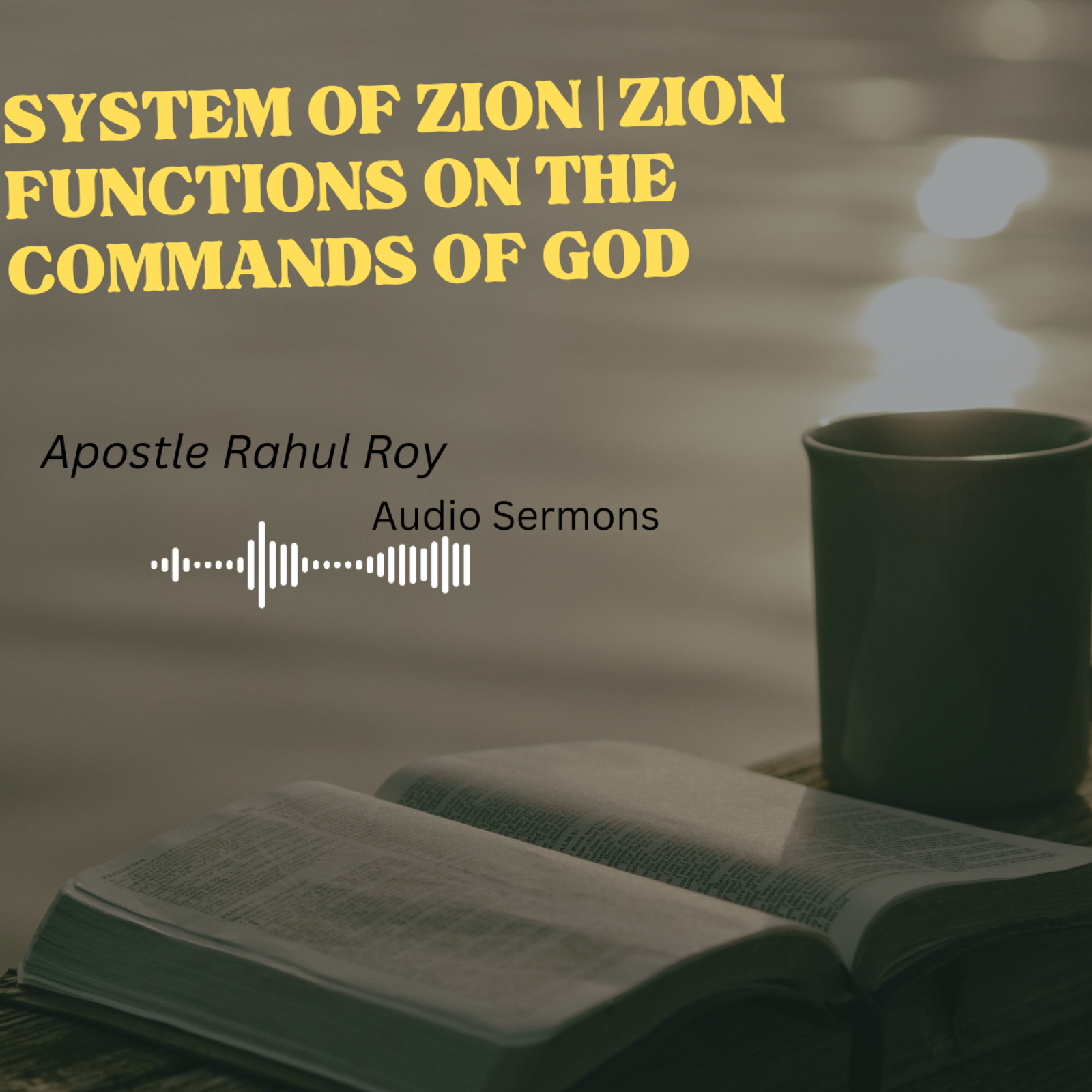 System of Zion | Zion functions on the commands of God | Apostle Rahul Roy episode artwork