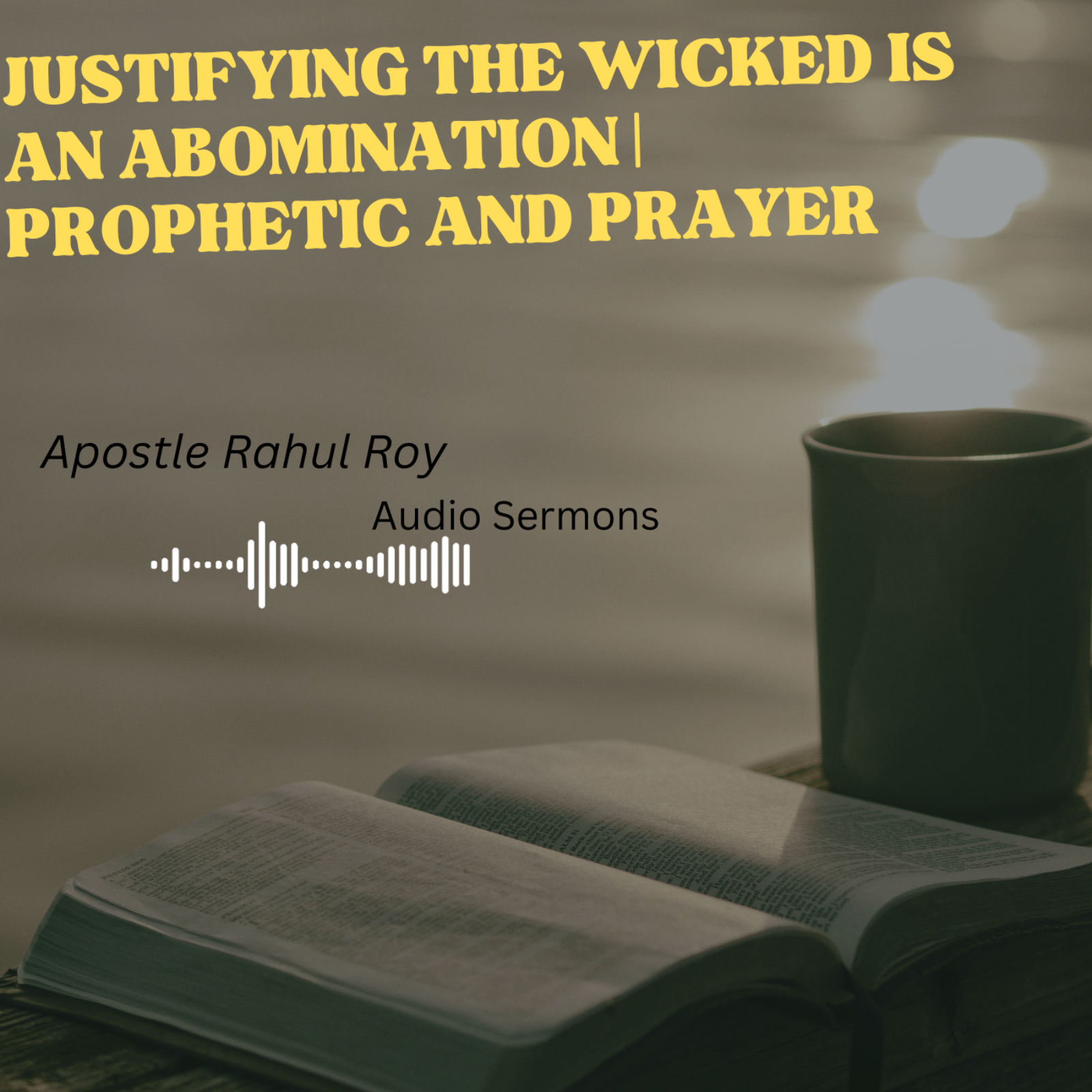 Justifying the wicked is an abomination | Prophetic and prayer | Apostle Rahul Roy episode artwork
