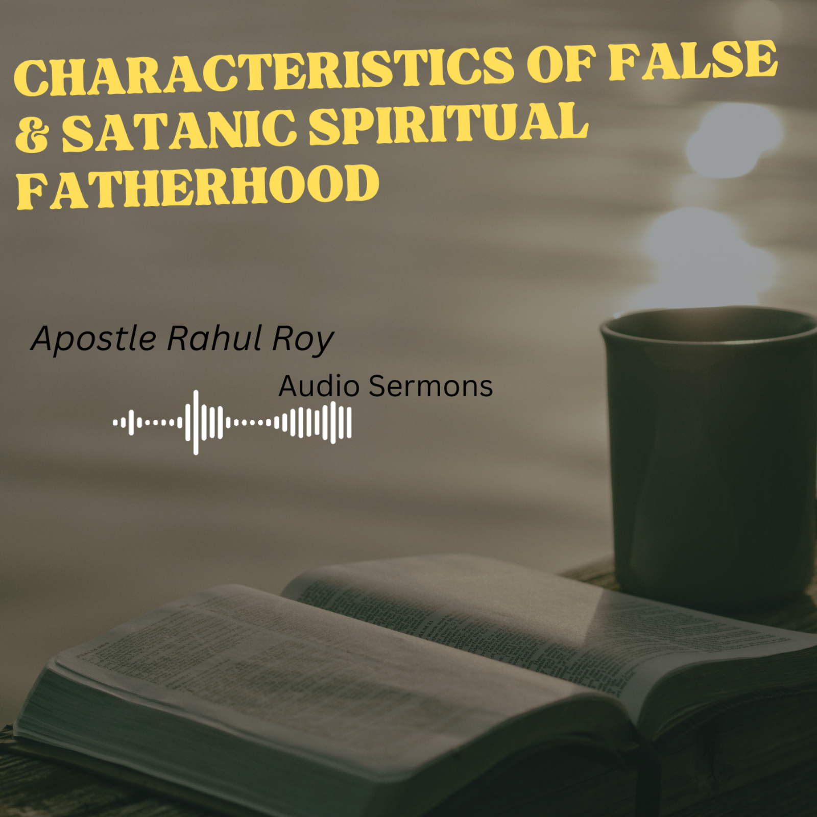 Characteristics of false & satanic spiritual fatherhood | Apostle Rahul Roy episode artwork