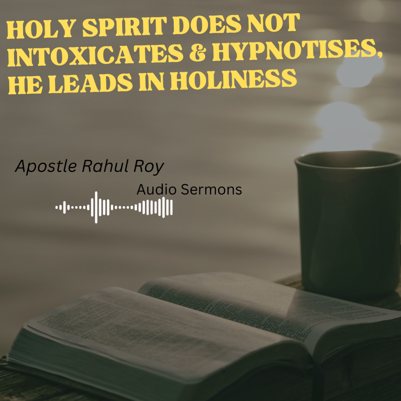 Holy spirit does not intoxicates & hypnotises, He leads in holiness | Apostle Rahul Roy episode artwork