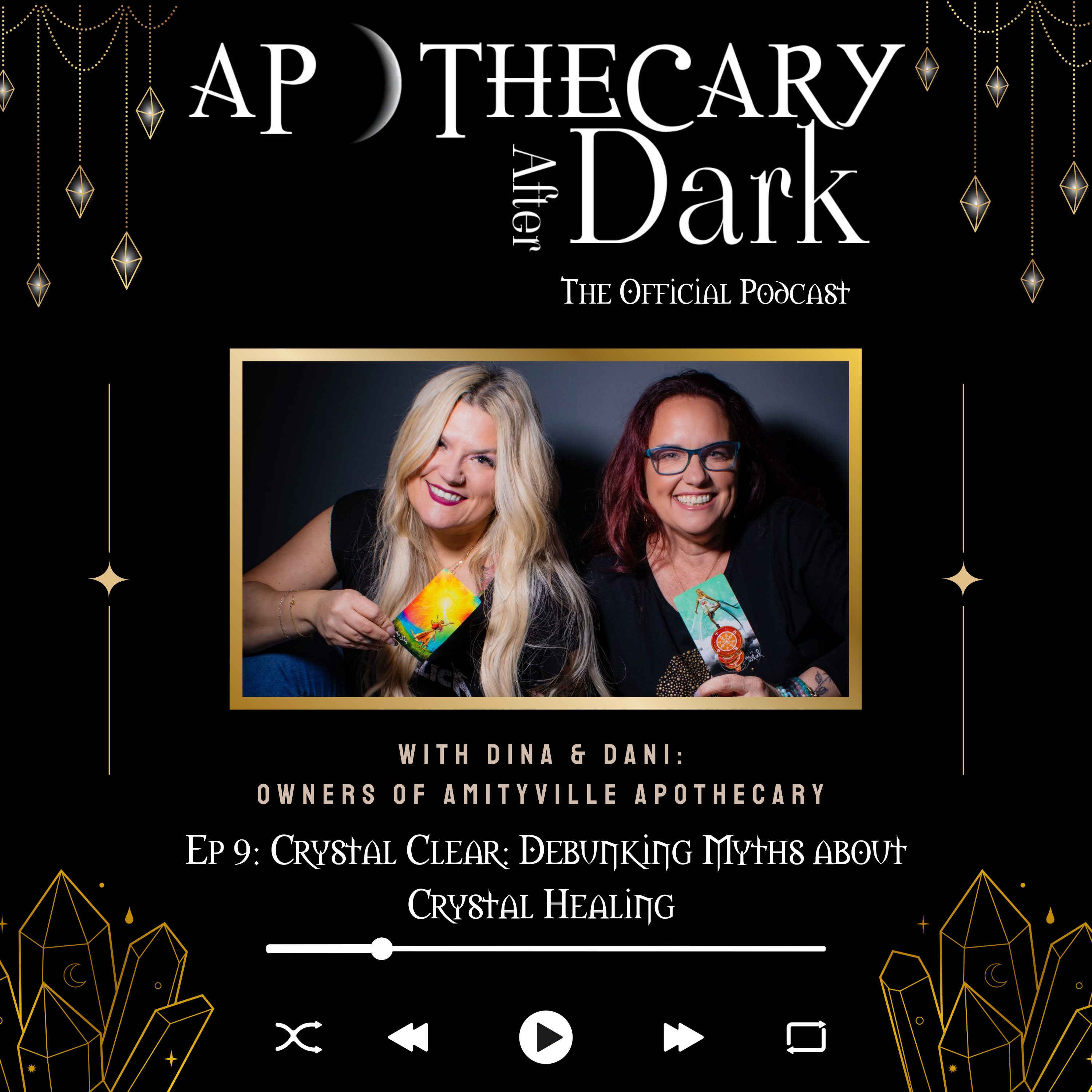 Apothecary After Dark Episode 9: Crystal Clear: Debunking Myths about Crystal Healing episode artwork