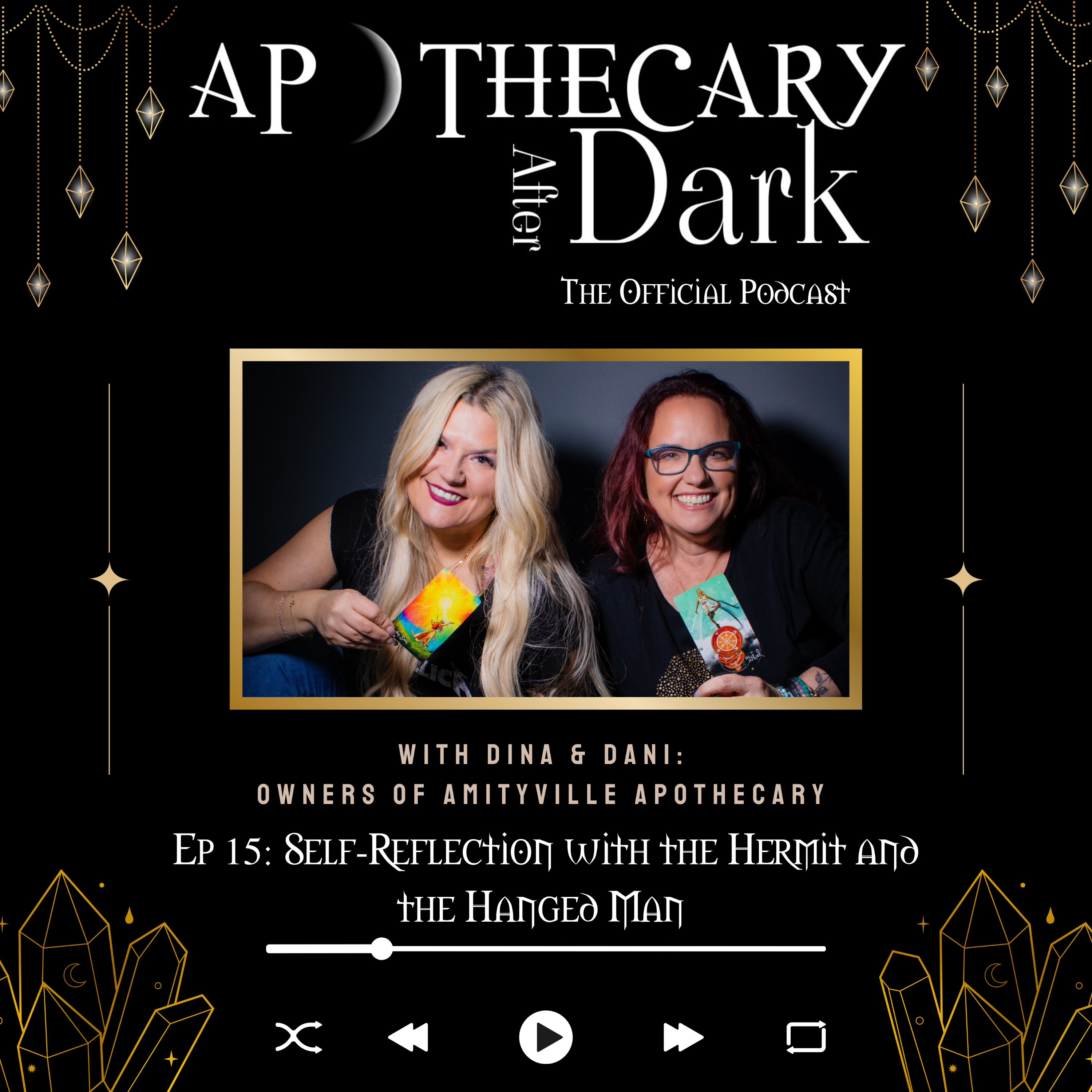 Apothecary After Dark Episode 15: Self-Reflection with the Hermit and the Hanged Man episode artwork
