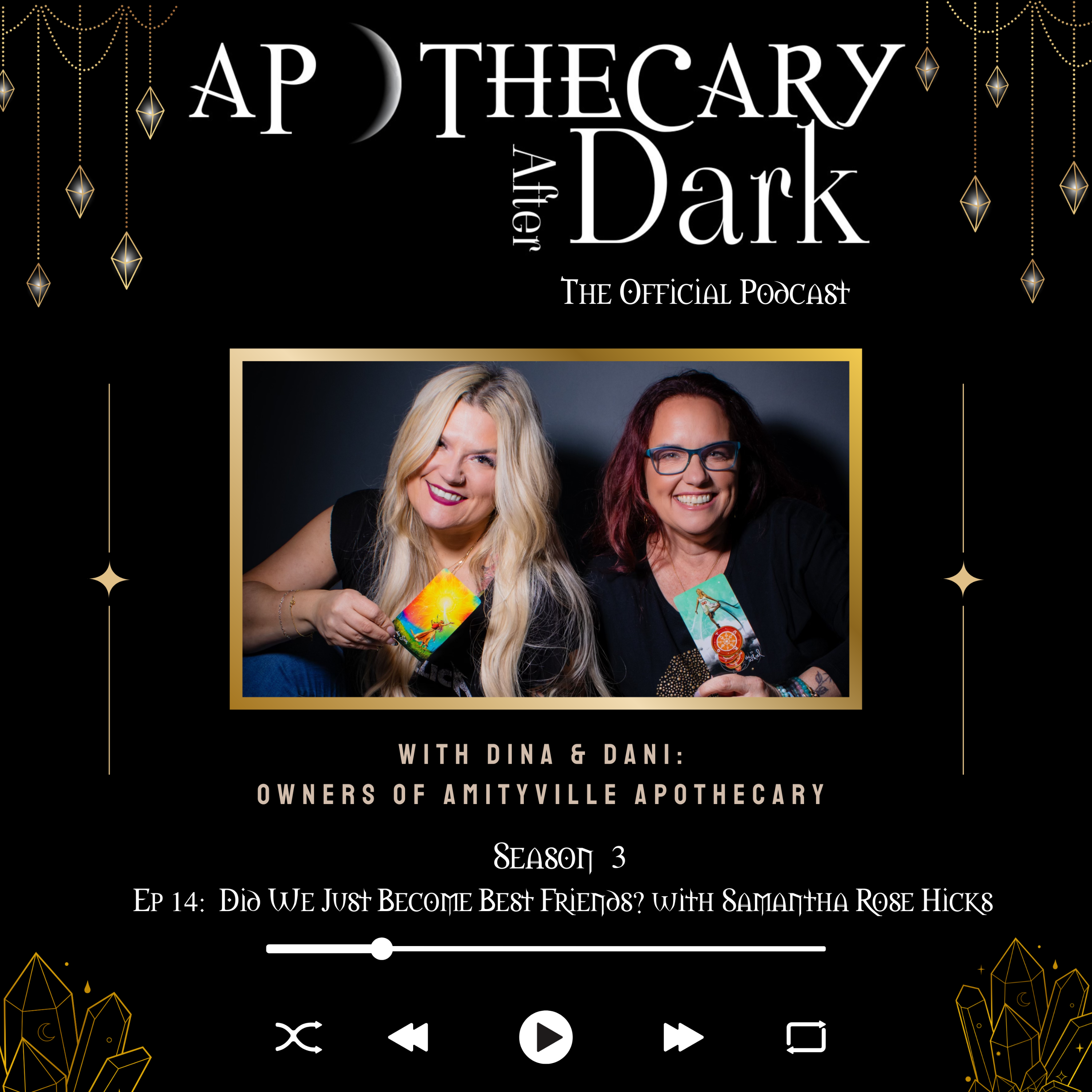 Apothecary After Dark Season 3 Episode 14: Did We Just Become Best Friends? with Samantha Rose Hicks episode artwork