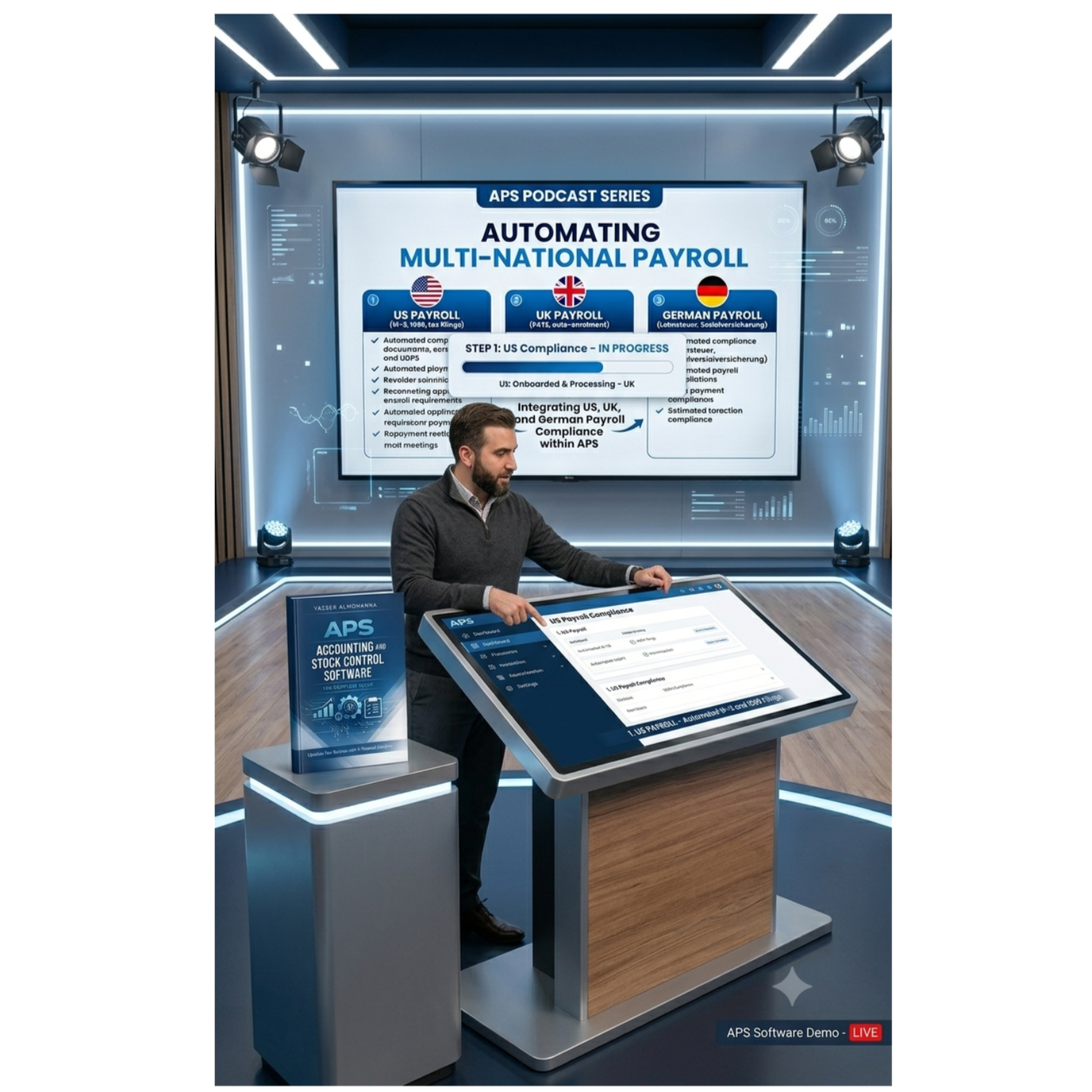 APS video Series, we break down the complex world of international payroll and show you exactly how to automate compliance across three major economies: the United States, the United Kingdom, and Germany episode artwork