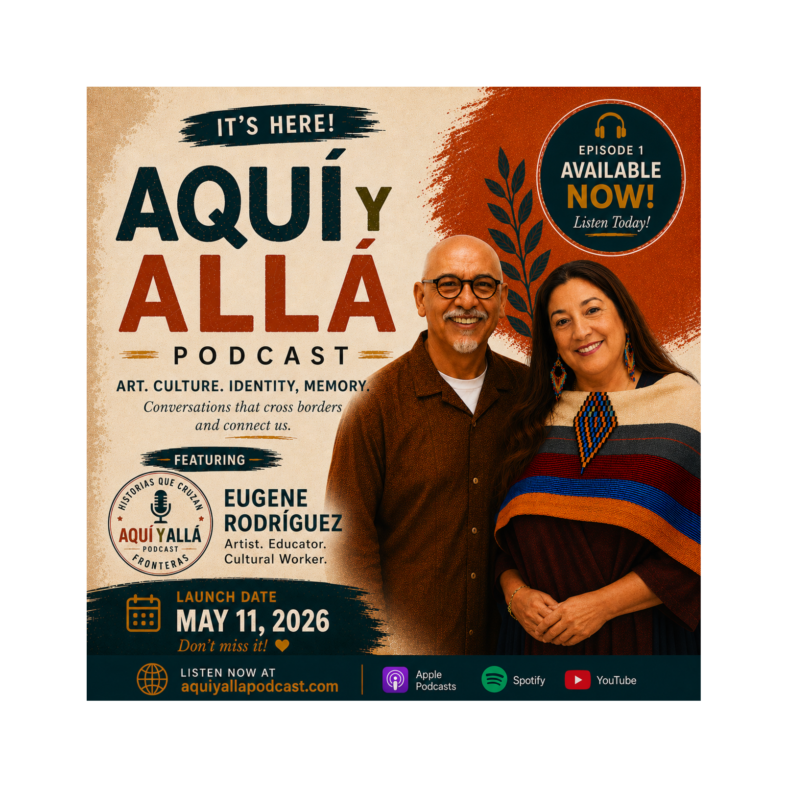“Eugene Rodriguez on Art, Memory, and Chicano Cultural Preservation” episode artwork