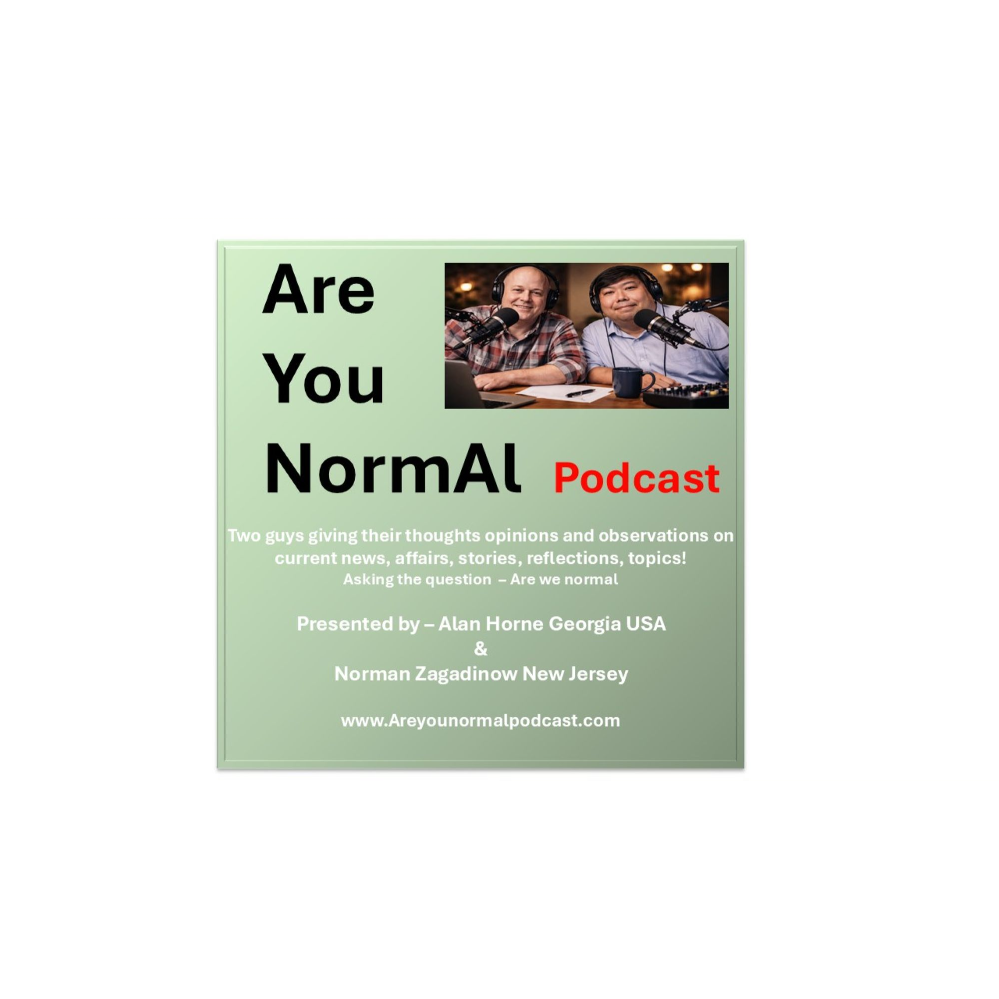 Are-You-Normal - Episode 25 - Various Topics based on Conversations and Opinions of our own episode artwork