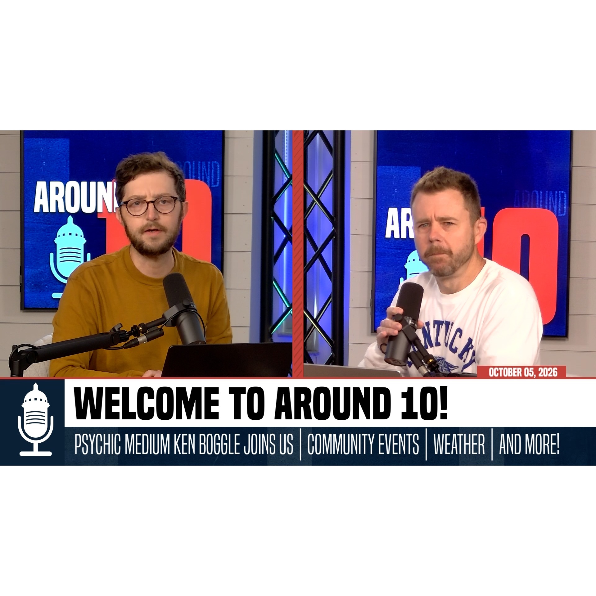 Around 10 10/5/2026 - Ken Boggle, psychic medium joins the show! episode artwork