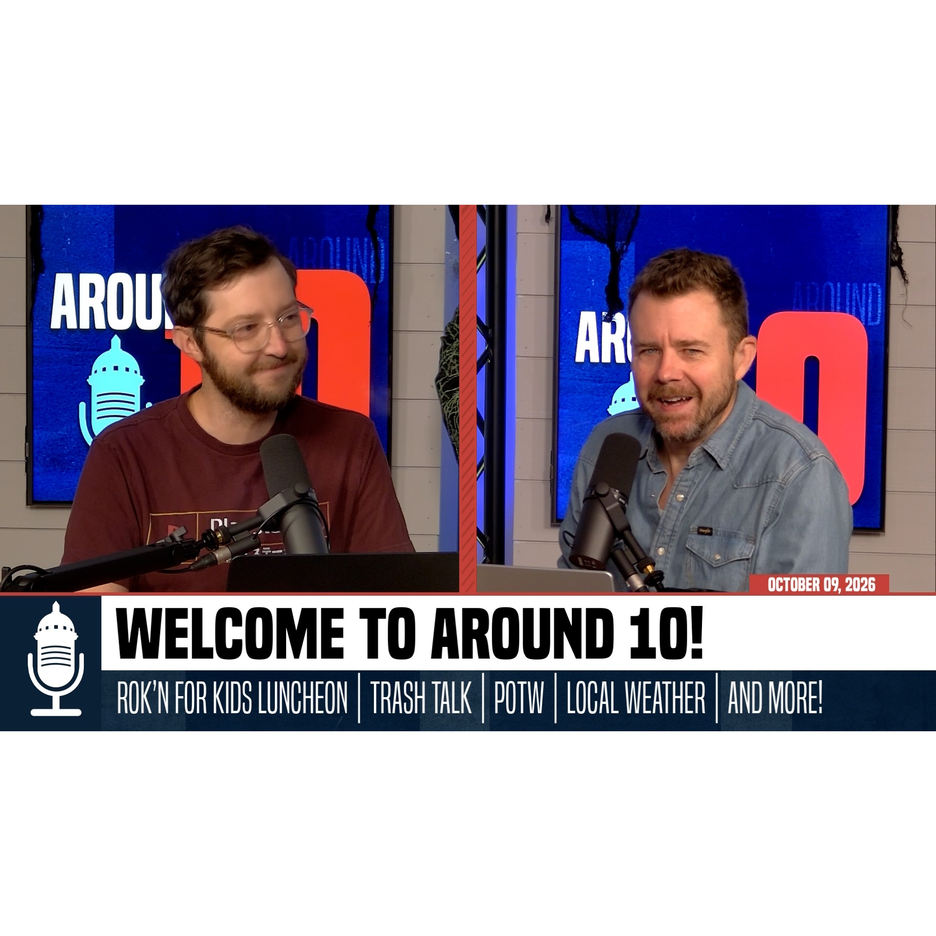 Around 10 10/9/2026 - ROK'n for Kids, Trash Talk, Pet of the Week, & more! episode artwork