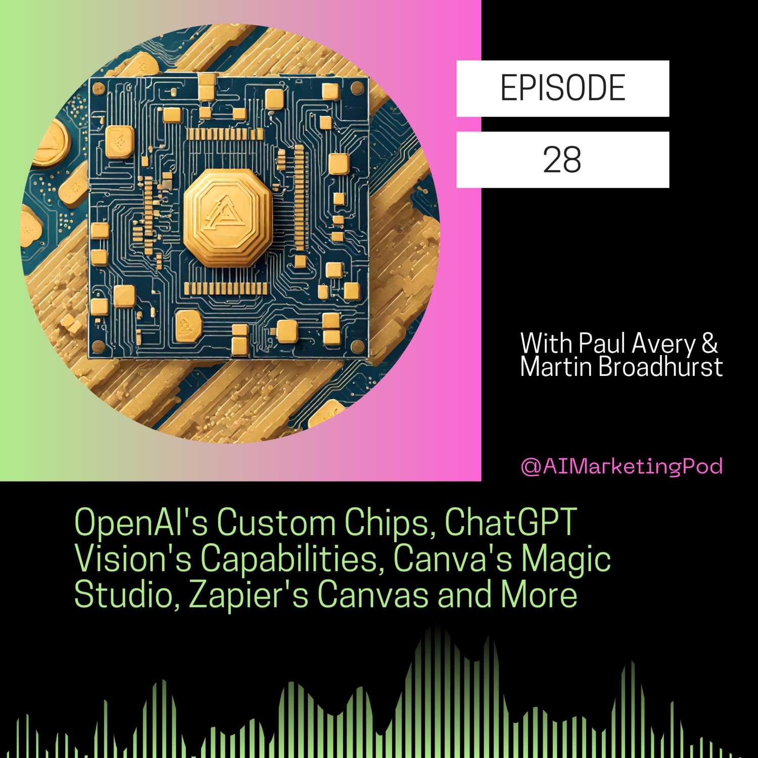 OpenAI's Custom Chip Dilemma, ChatGPT Vision's Capabilities, Meta's AI Ad Revolution, Canva's Magic Studio, Zapier's Canvas, and More