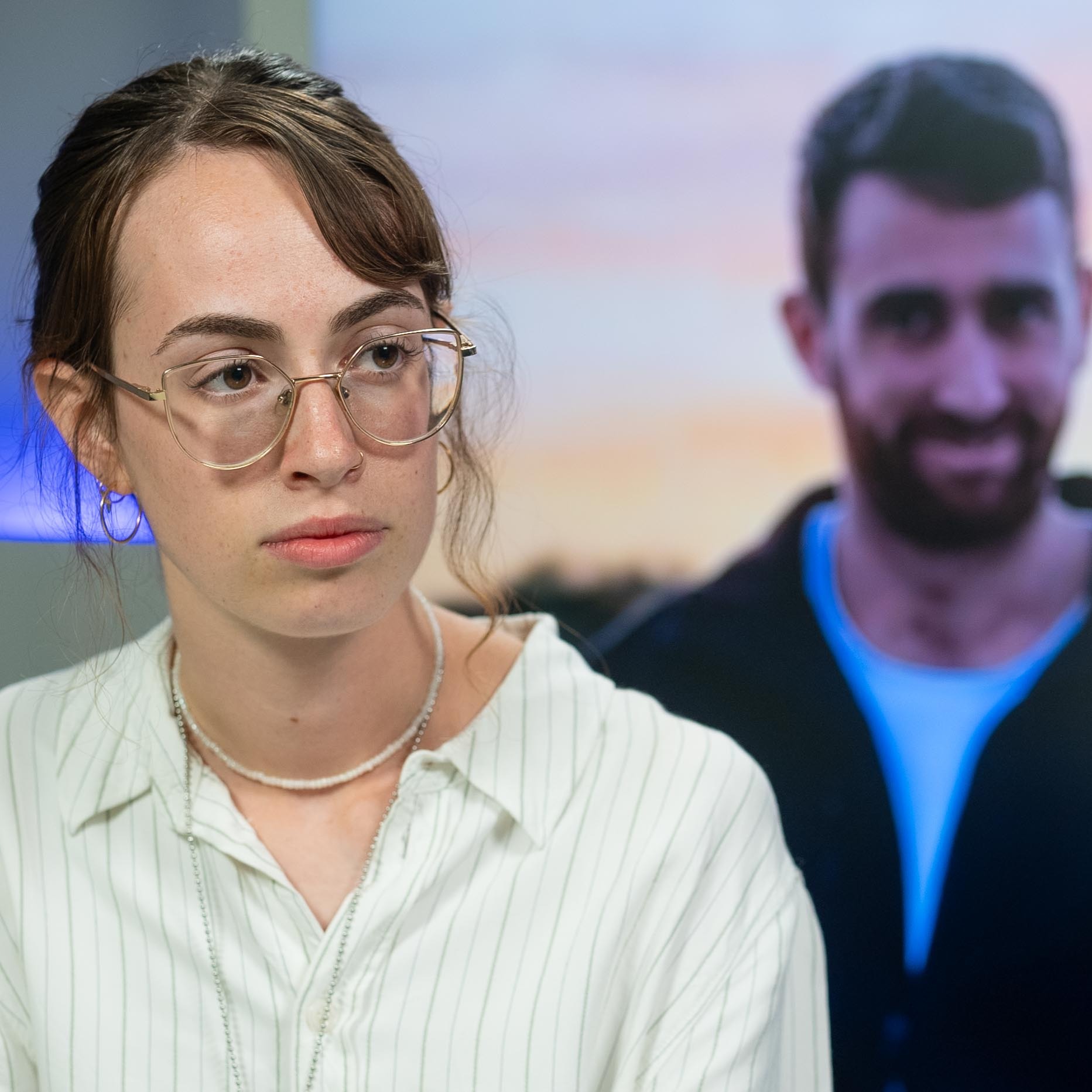 אחותו של אבינתן אור החטוף בעזה בריאיון באולפן ערוץ 7