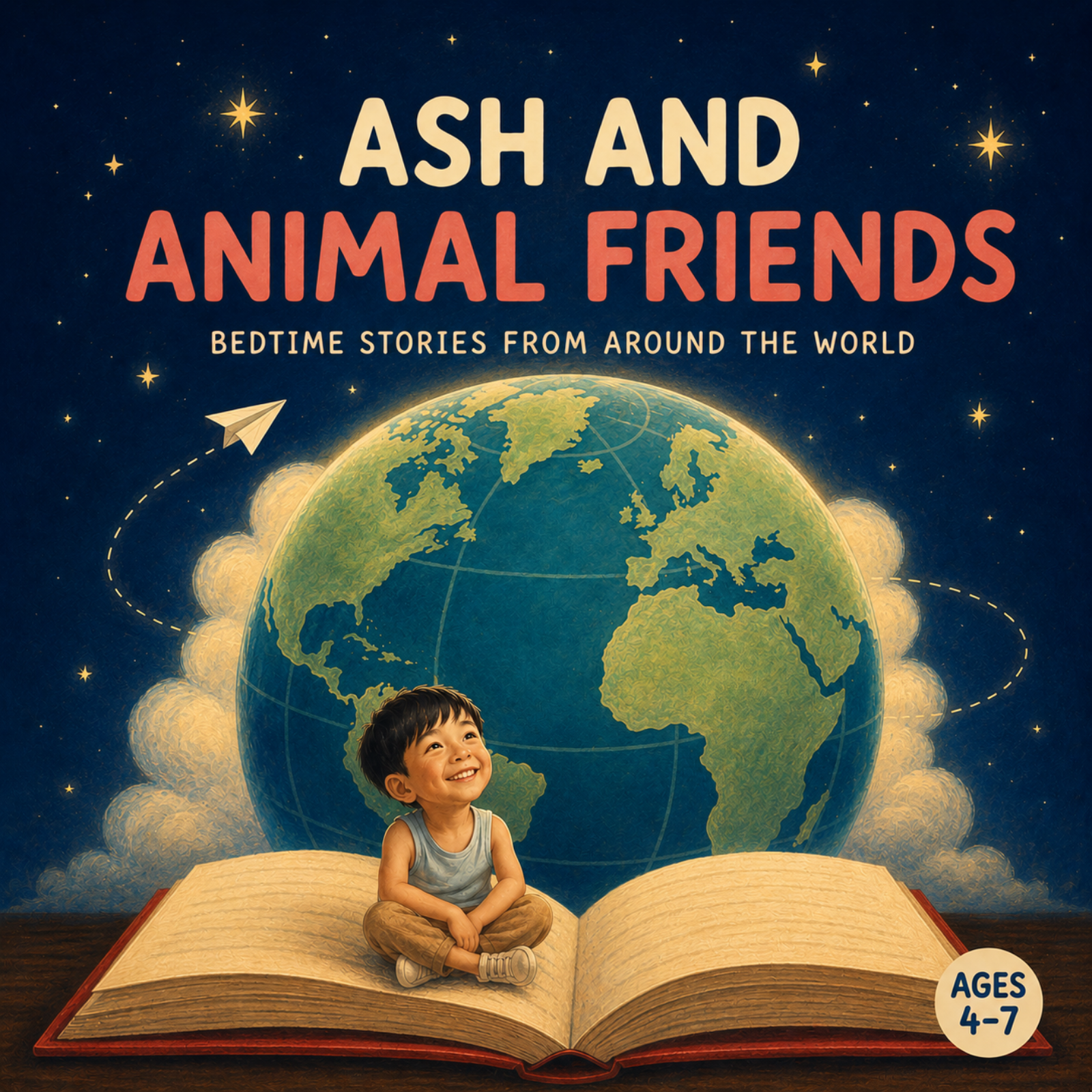 Ash and Animal Friends: Storytelling Podcast for Kids podcast artwork
