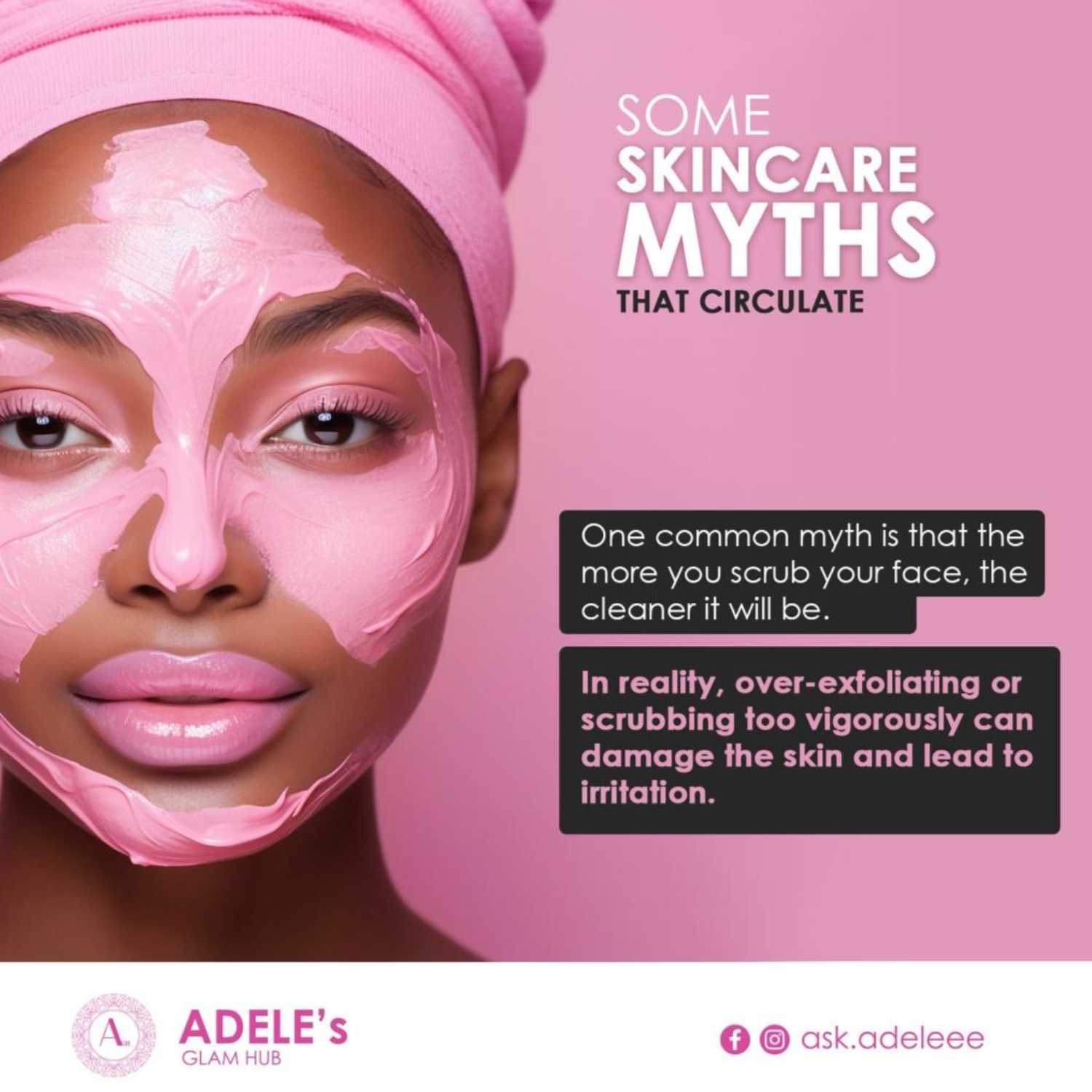 Popular skincare myths podcast artwork