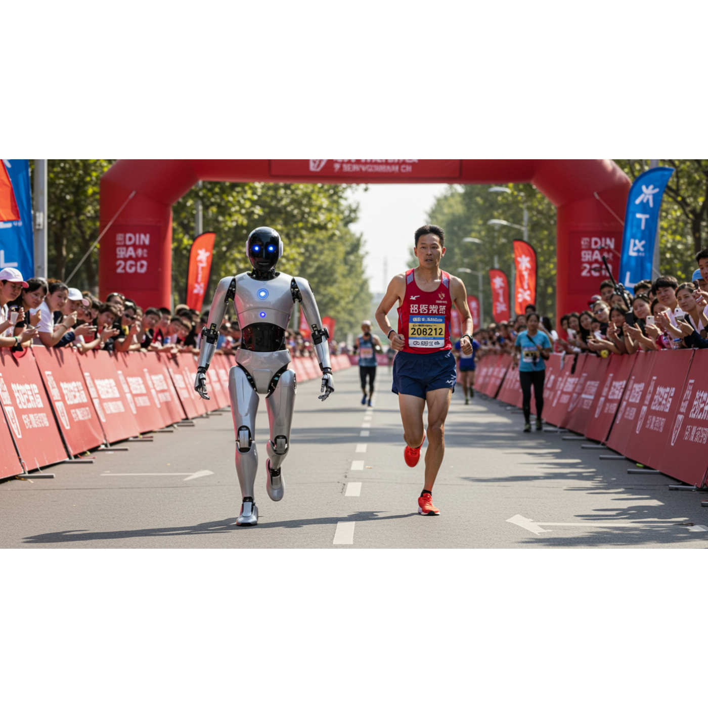 Semi-marathon de Pékin 2025 : première course historique entre humains et robots humanoïdes episode artwork