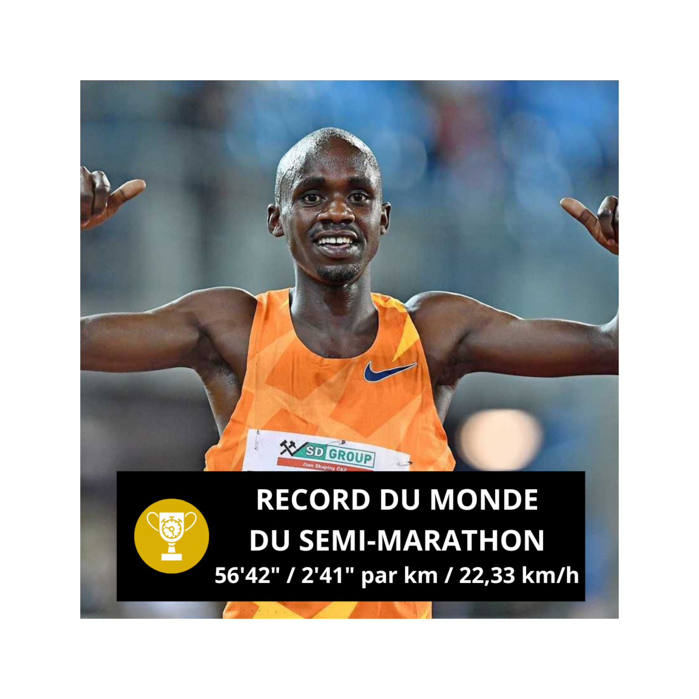 Jacob Kiplimo écrit l'histoire avec un nouveau record du monde du semi-marathon à Barcelone episode artwork