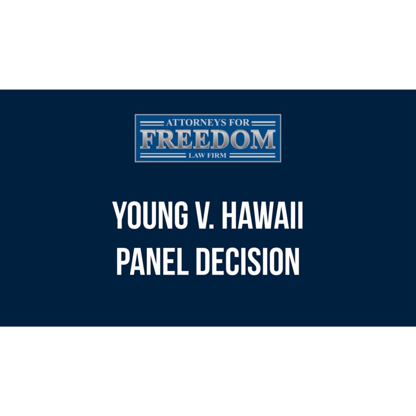2nd Amendment Gun Challenge Young v Hawaii - Firearms Attorney Marc J. Victor Discusses