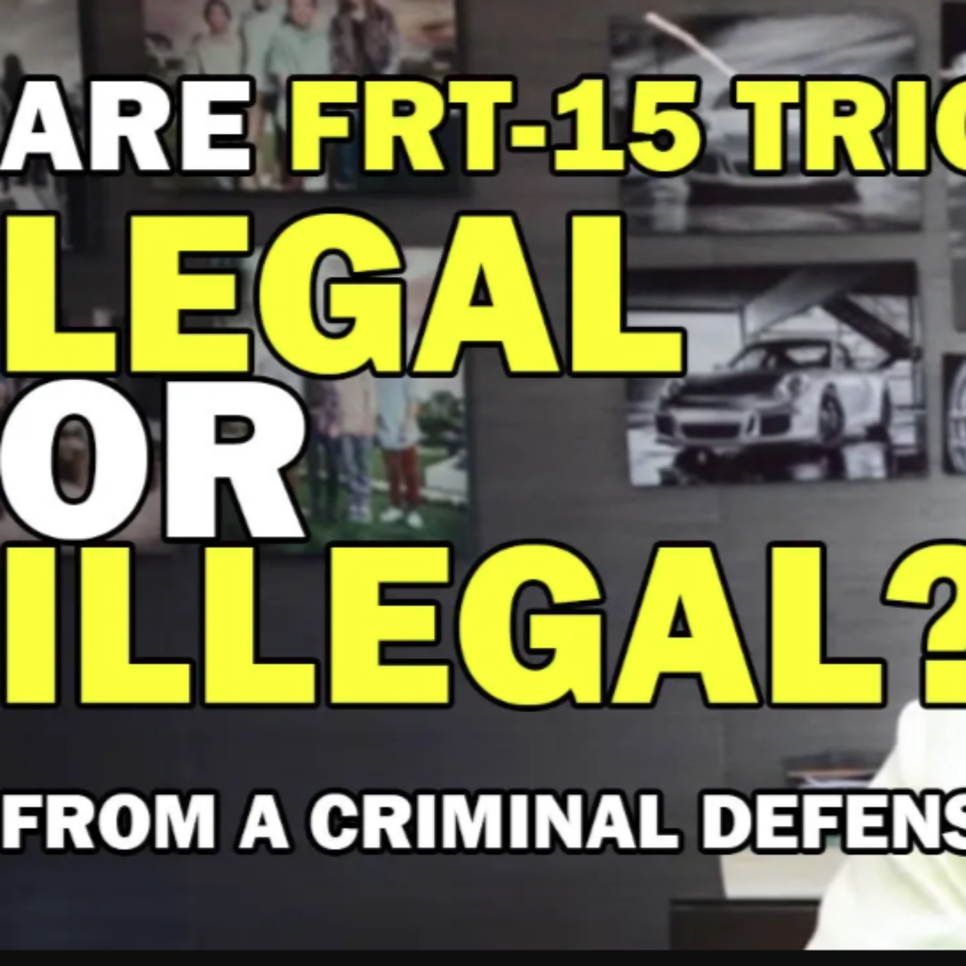 Are FRT-15 Triggers Legal or Illegal? - Attorney Marc J. Victor