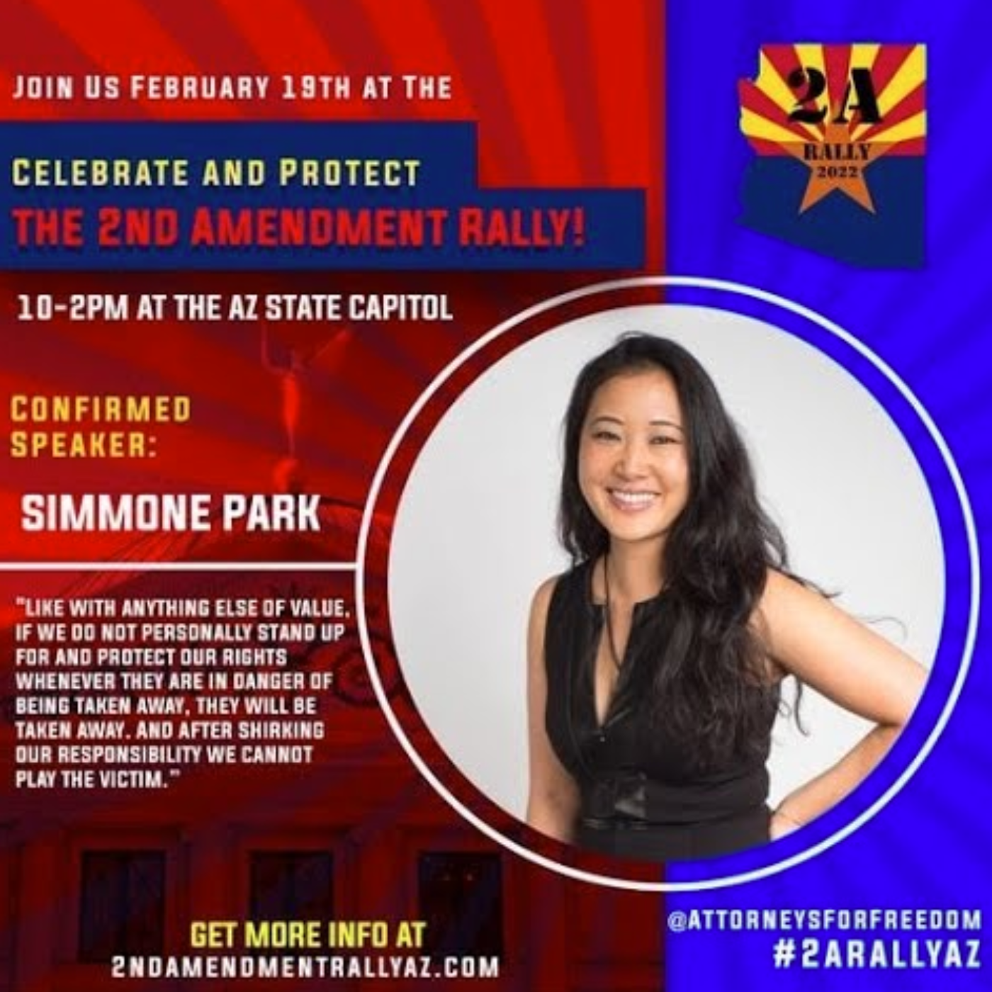 2022 Celebrate & Protect the Second Amendment Event Phoenix Arizona - Simmone Park
