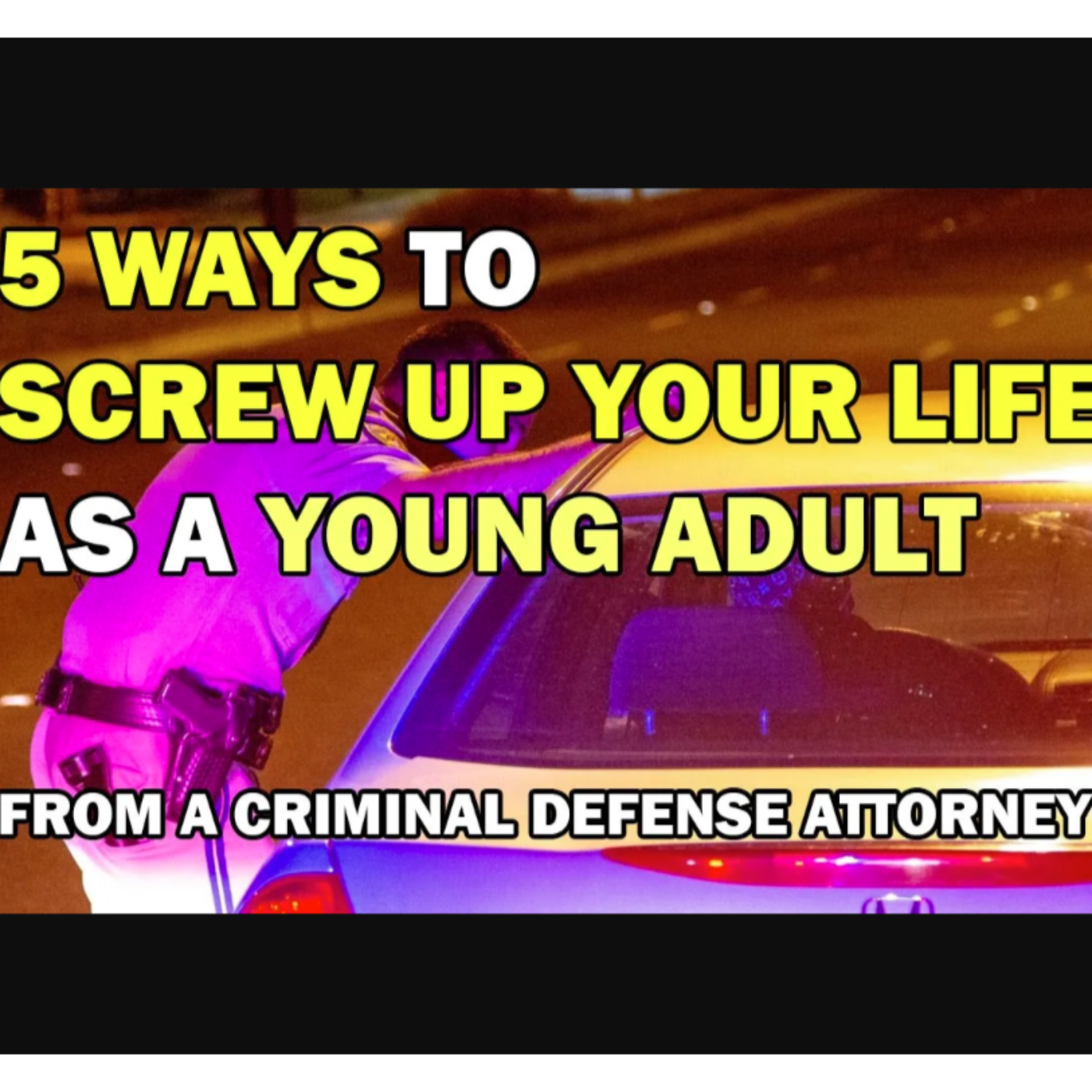 5 Ways to Screw Up Your Life as a Young Adult Introduction