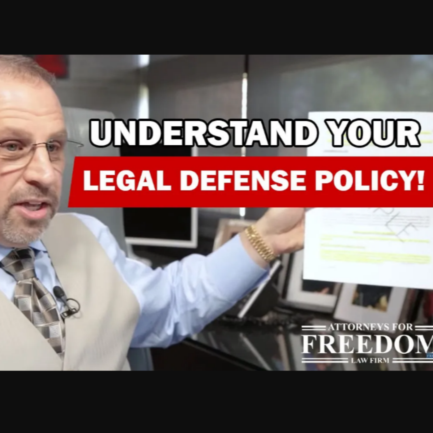 Understand Your Legal Defense Policy