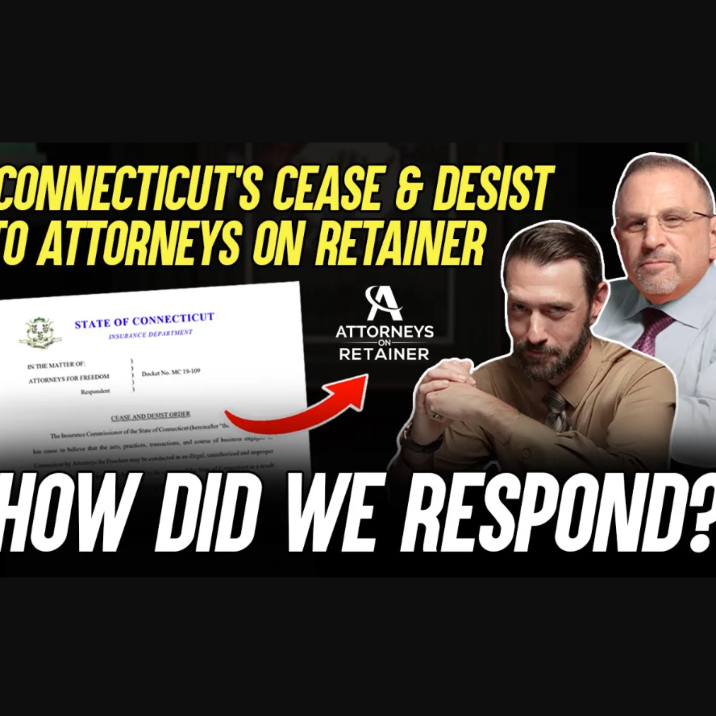 AOR Responds To Connecticut's Cease And Desist Letter