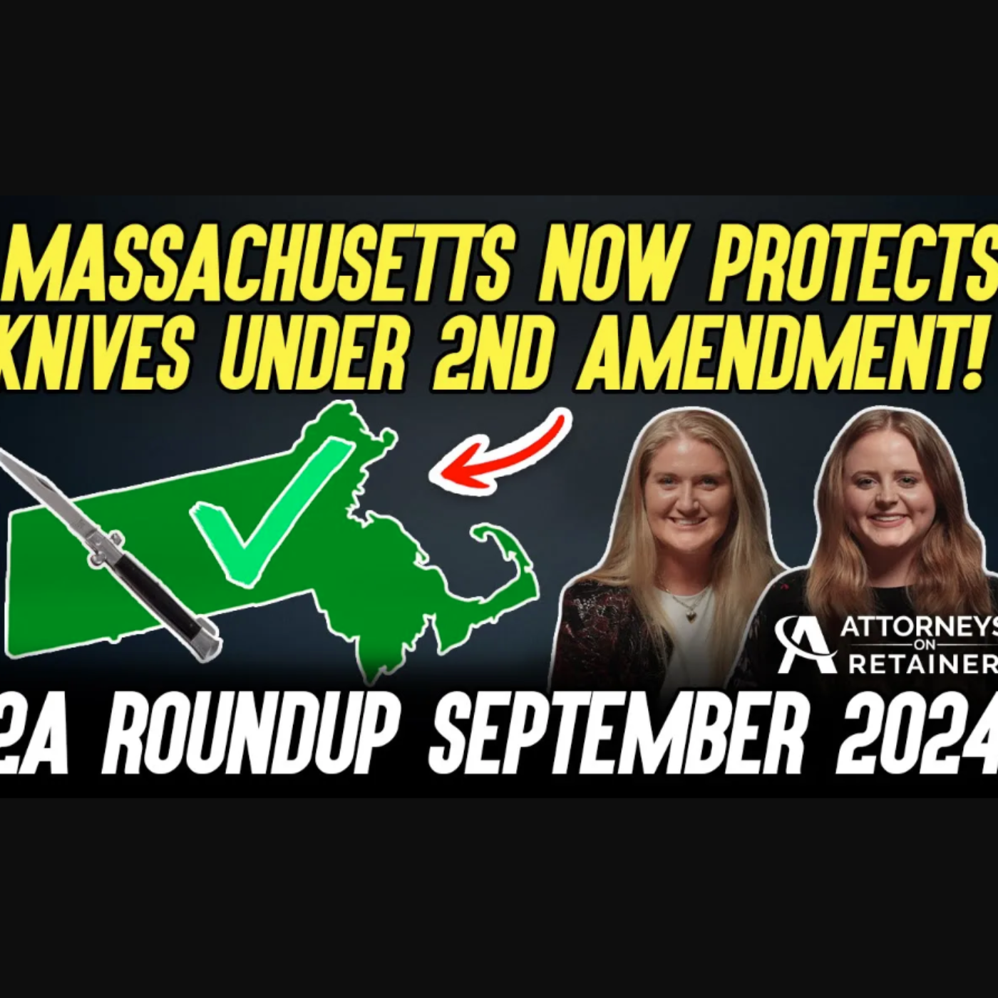 2A Roundup - Massachusetts Now Protects Switch Blades Under the 2nd Amendment and More!