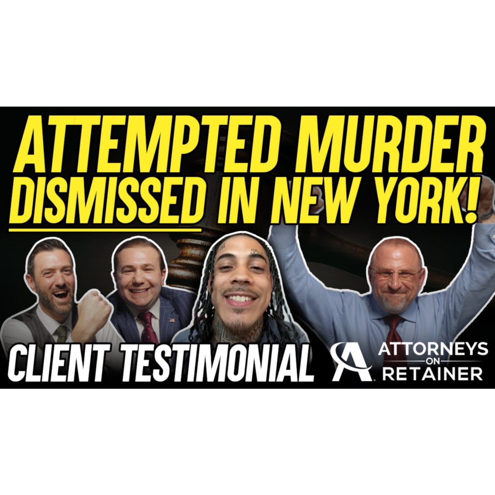 AOR Gets Member's Attempted Murder Charge Dismissed in New York - Client Testimonial