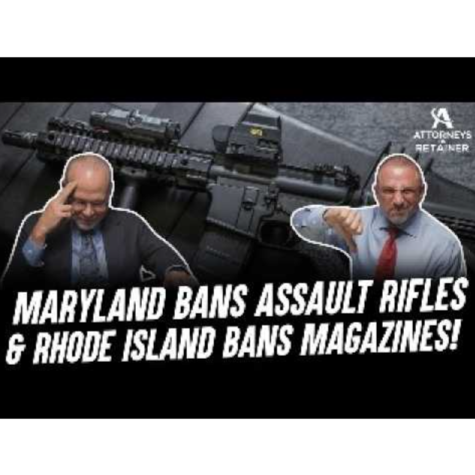 The 2nd Amendment is Under Attack in Maryland and Rhode Island!