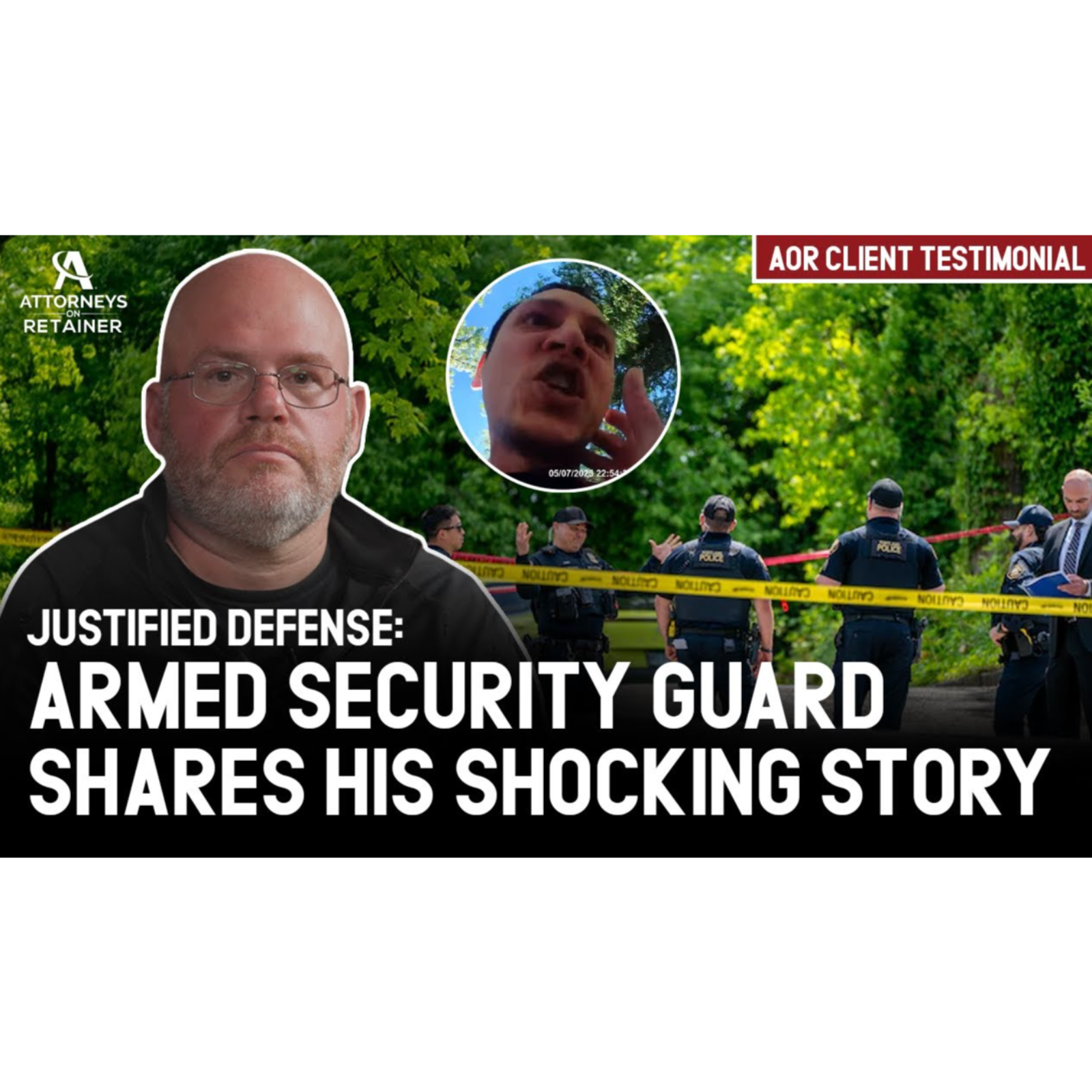 Security Guard Shares SHOCKING Story of Self-Defense | AOR Client Testimonial