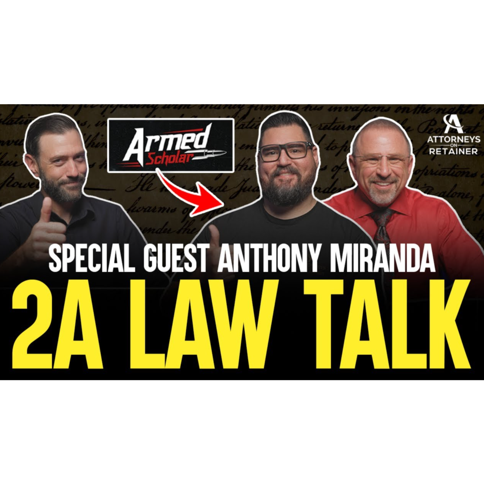 2A Law Talk with Armed Scholar Anthony Miranda episode artwork