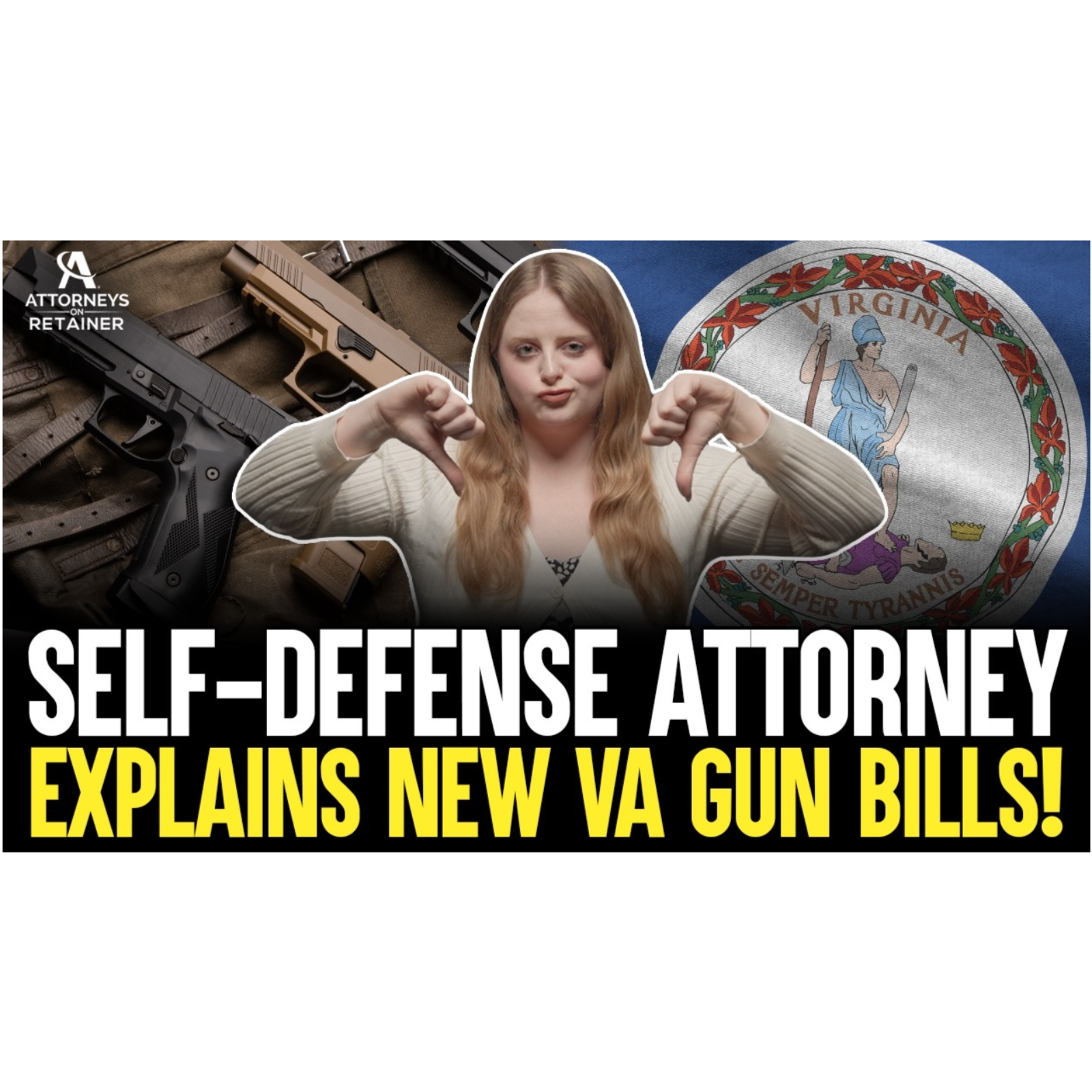Self-Defense Attorney Explains New Virginia Gun Bills! episode artwork