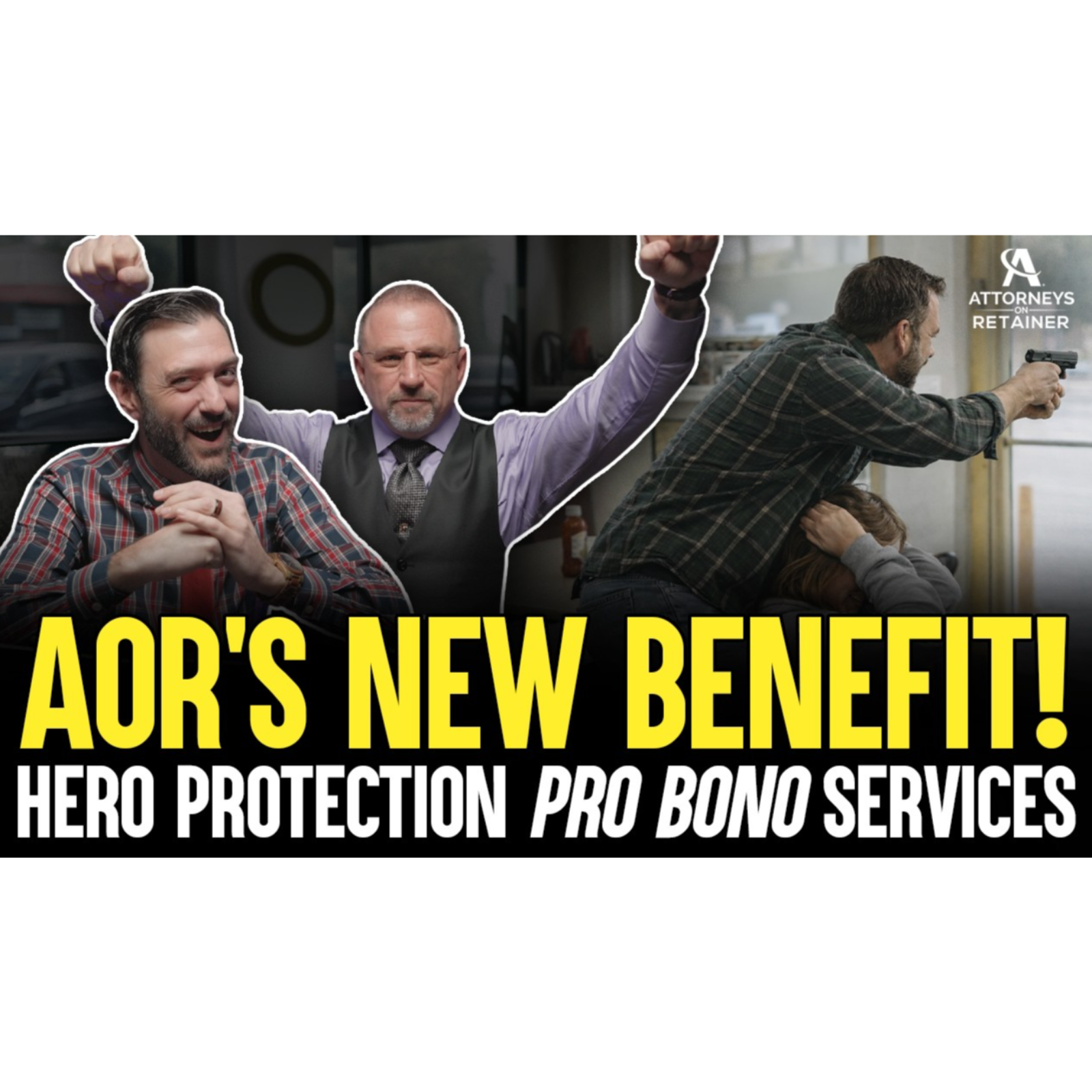 AOR Announces NEW Hero Protection Pro Bono Services Benefit! episode artwork