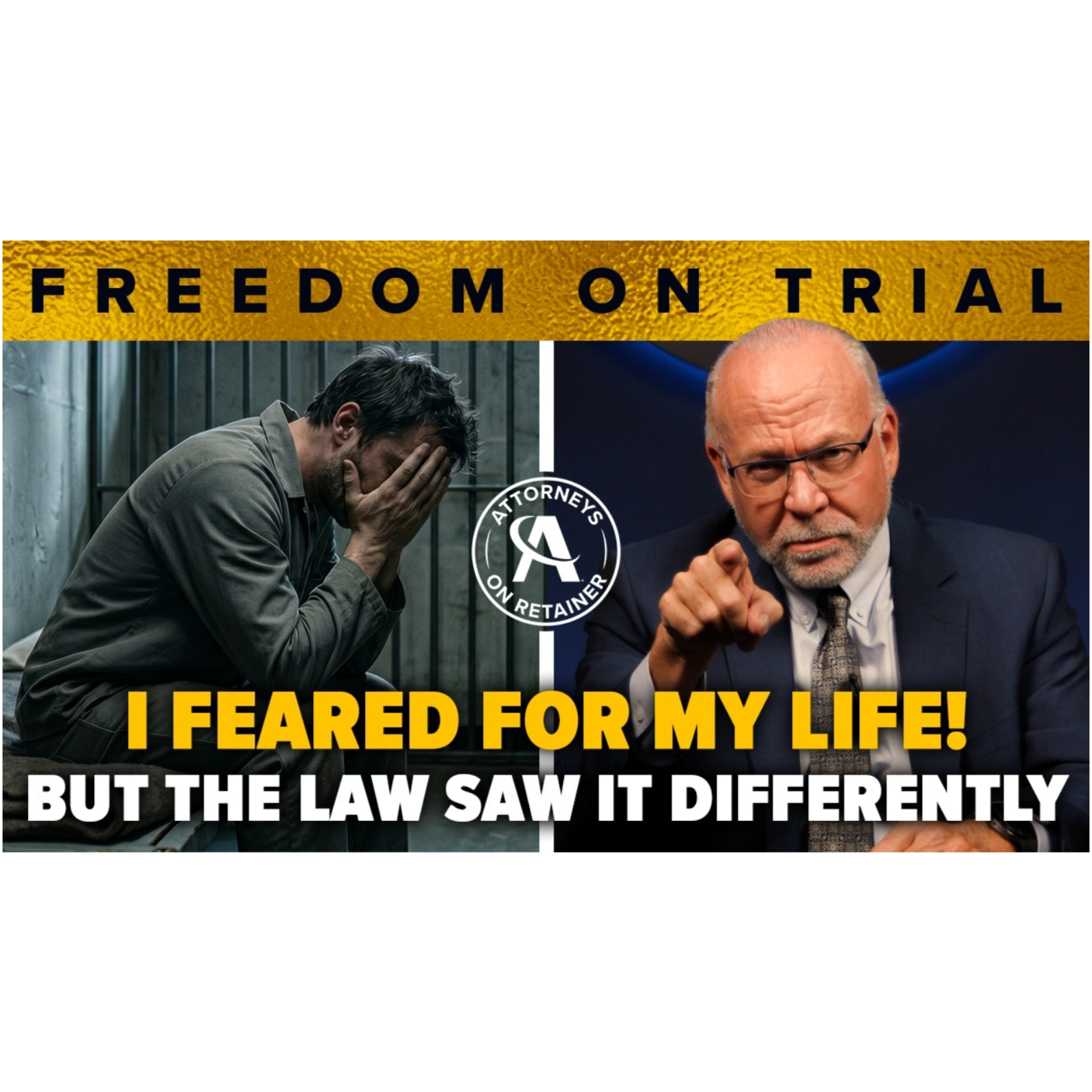 EP2 FREEDOM ON TRIAL: I FEARED FOR MY LIFE! But The Law Saw It Differently episode artwork