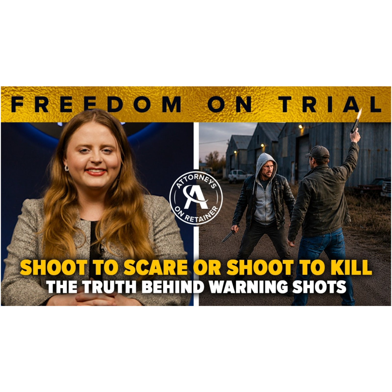 EP3 FREEDOM ON TRIAL: SHOOT TO SCARE OR SHOOT TO KILL - The Truth Behind Warning Shots episode artwork