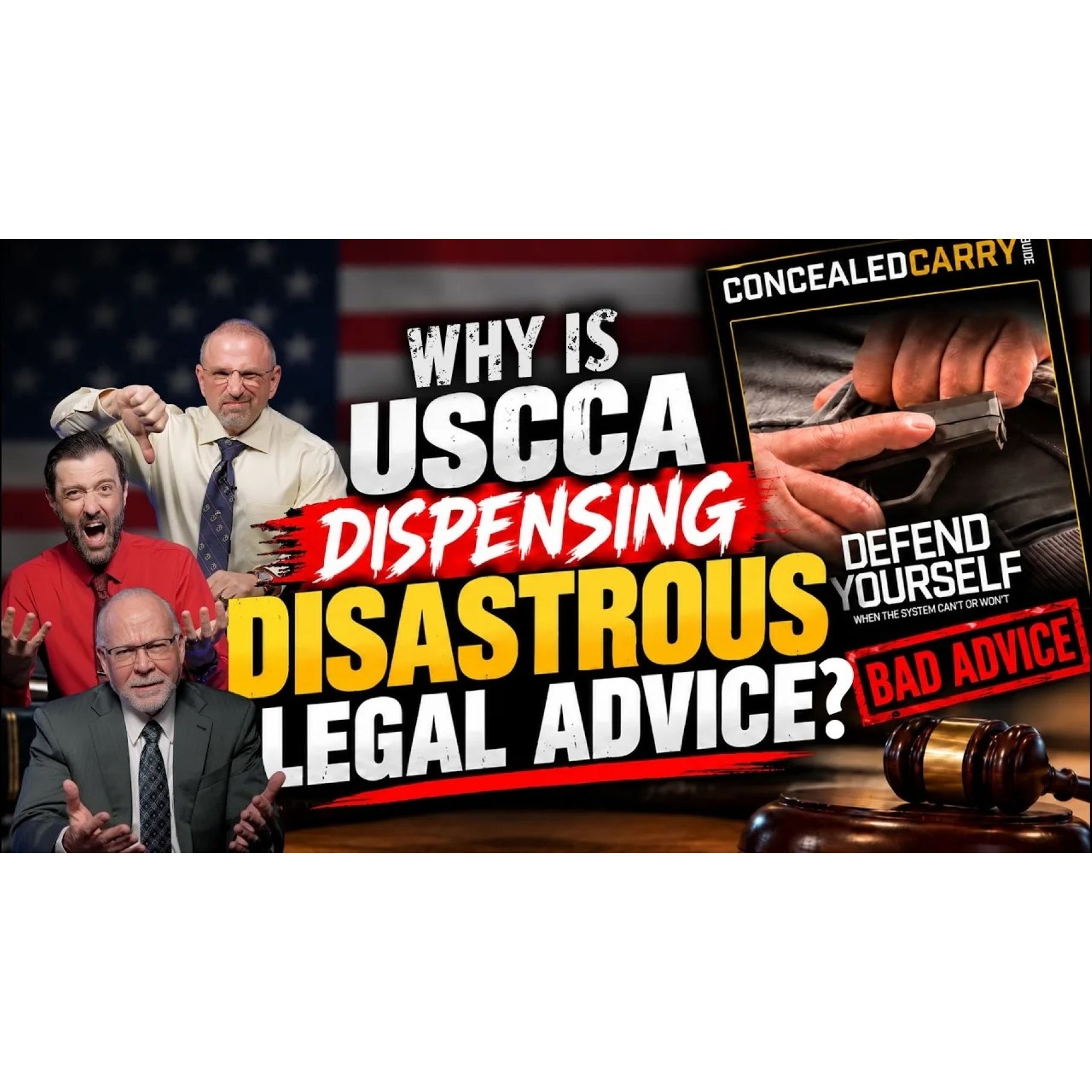 Why is USCCA Dispensing Disastrous Legal Advice?
