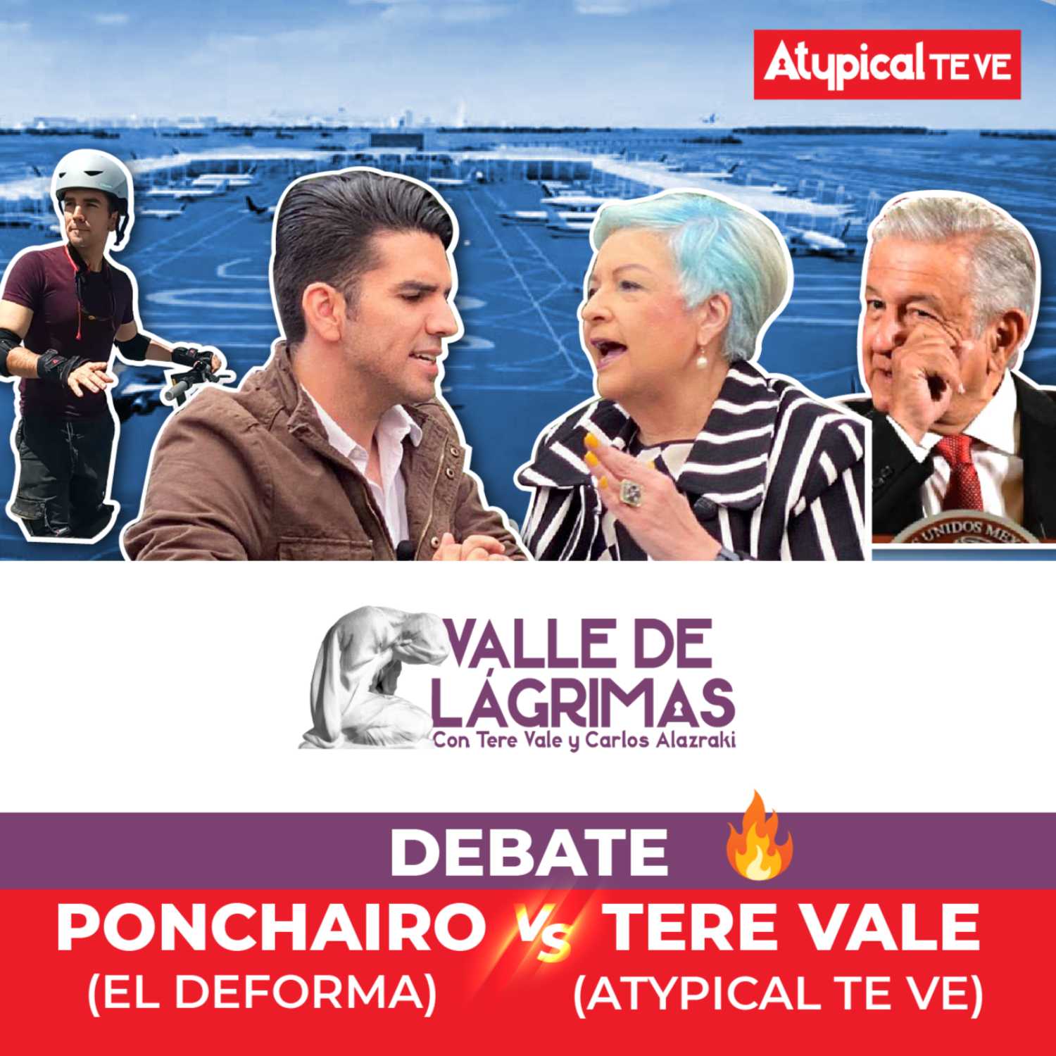 PONCHAIRO (El Deforma) vs TERE VALE | Valle de Lágrimas