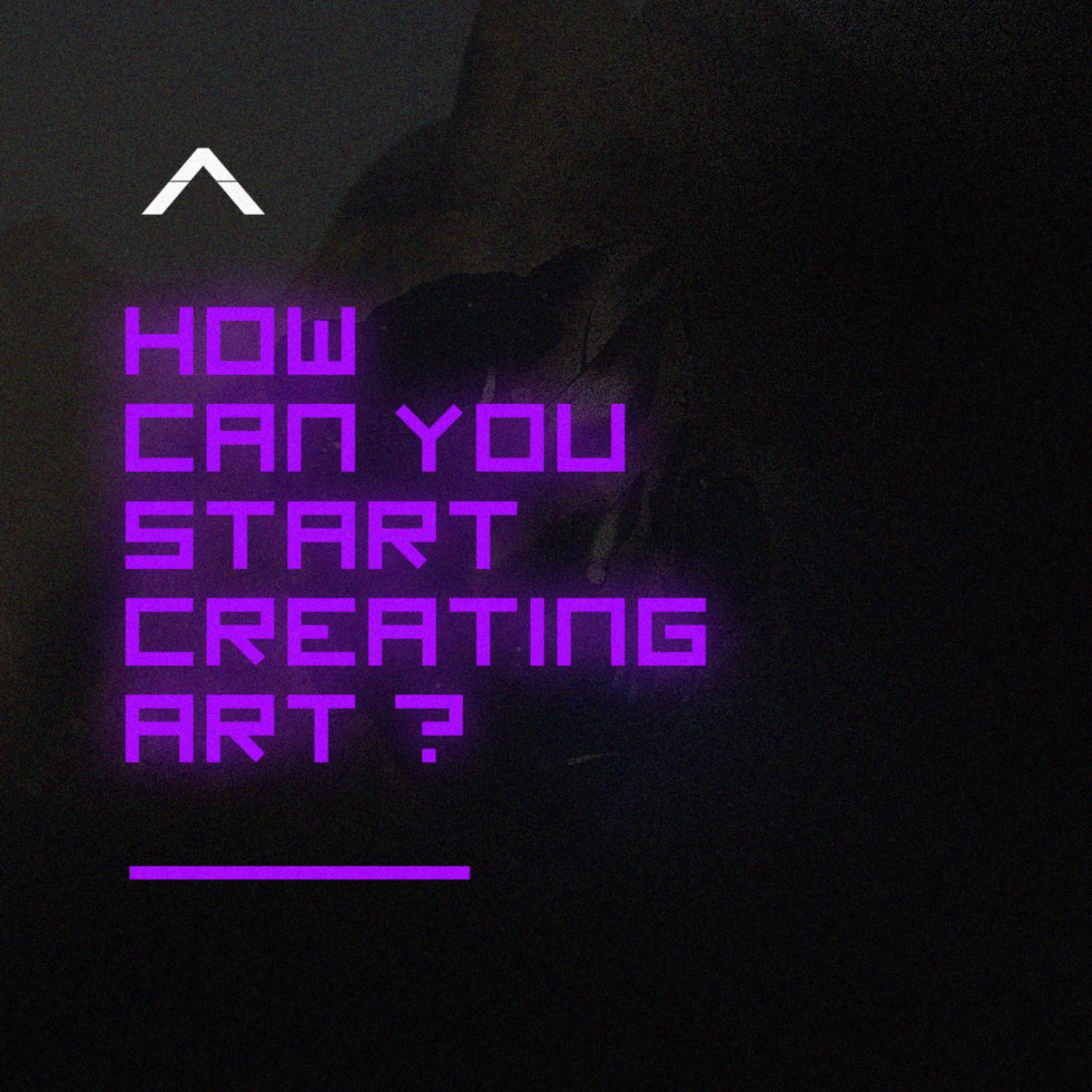 How to start creating art ?! podcast artwork