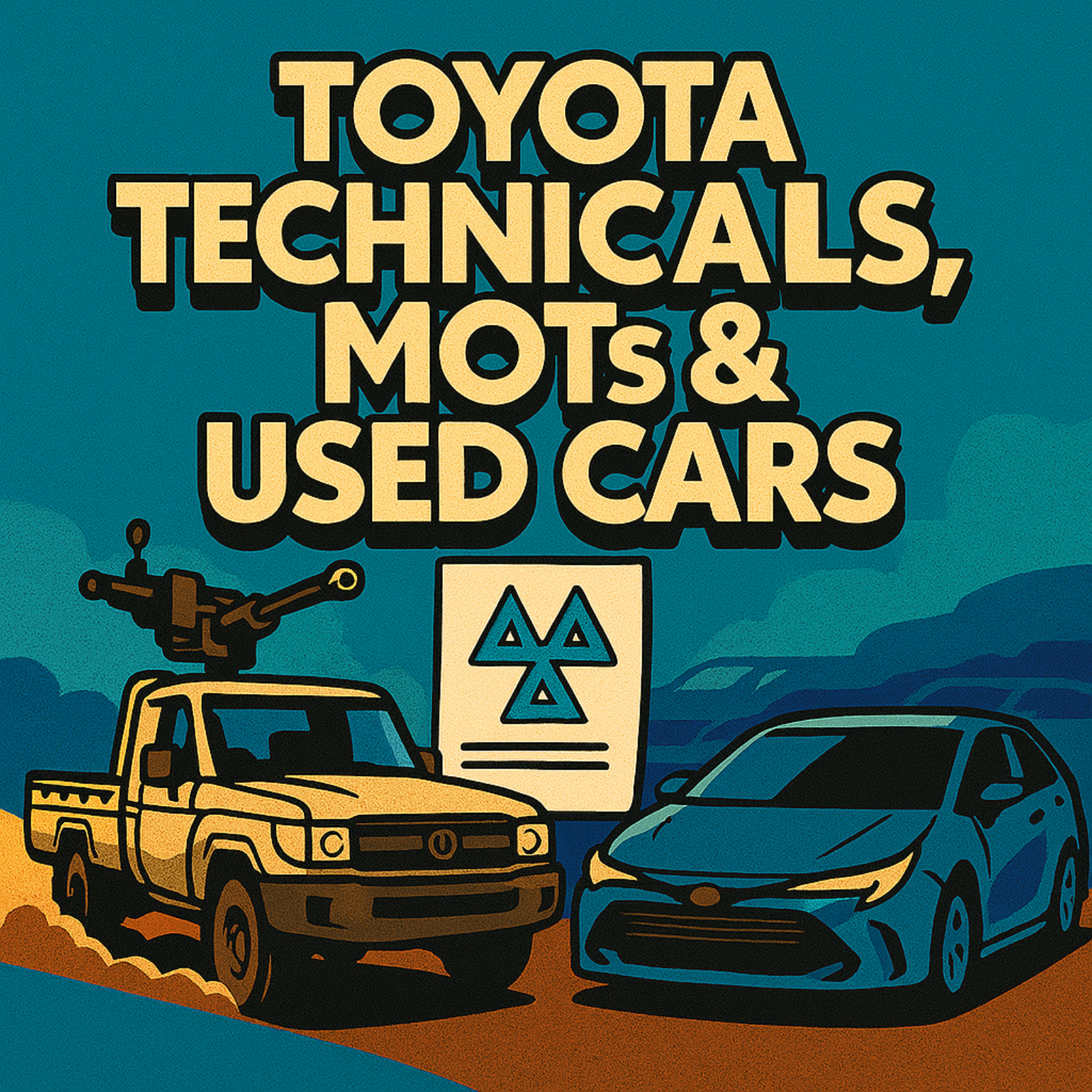 Toyota Technicals, Mots and Used cars episode artwork
