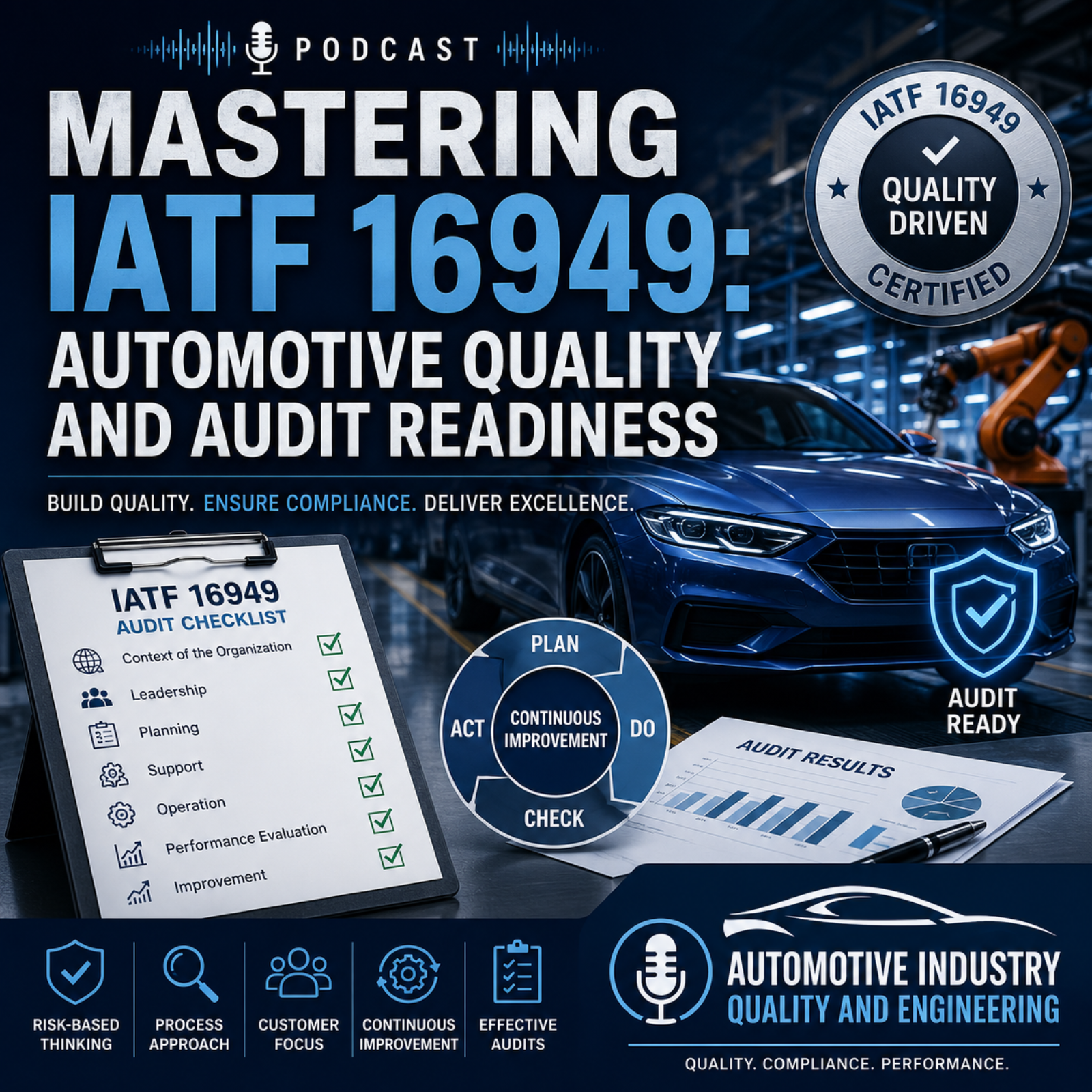 Mastering IATF 16949: Automotive Quality and Audit Readiness episode artwork