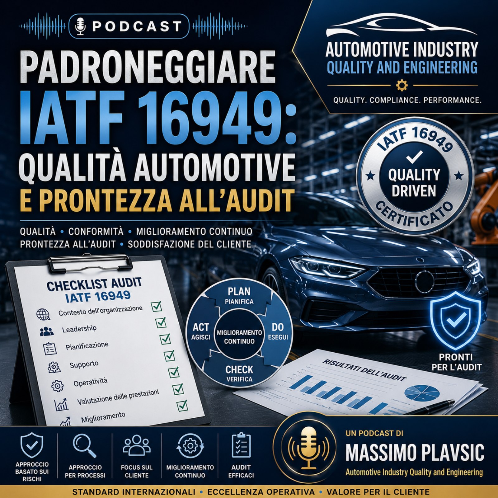 IATF 16949: Errori Comuni, Core Tools e Interpretazioni Sanzionate episode artwork