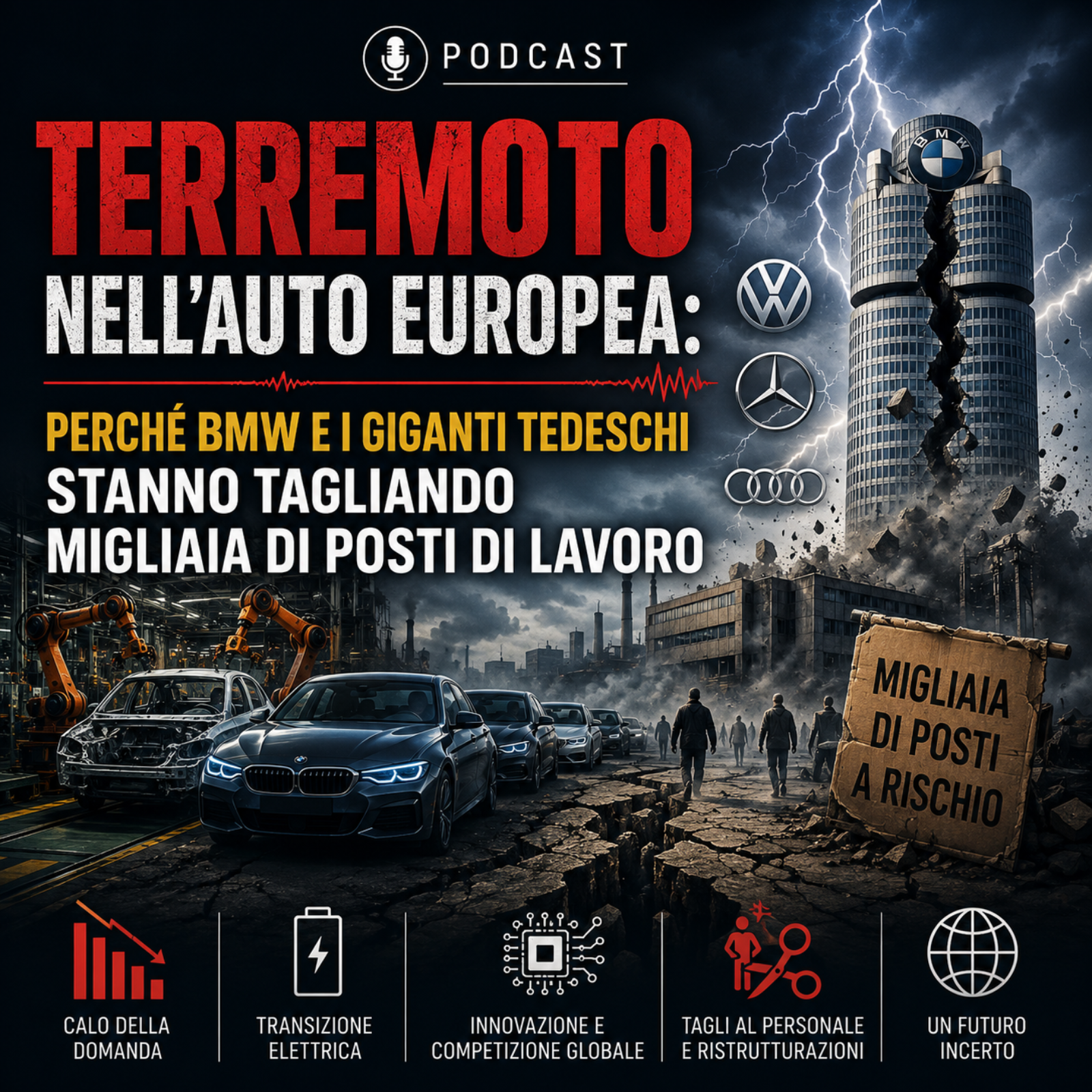Terremoto nell’Auto Europea: Perché BMW e i Giganti Tedeschi Stanno Tagliando Migliaia di Posti di Lavoro episode artwork